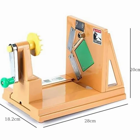 Rallador de tambor giratorio manual para triturar verduras, patatas y zanahorias con mango de ancho ajustable
