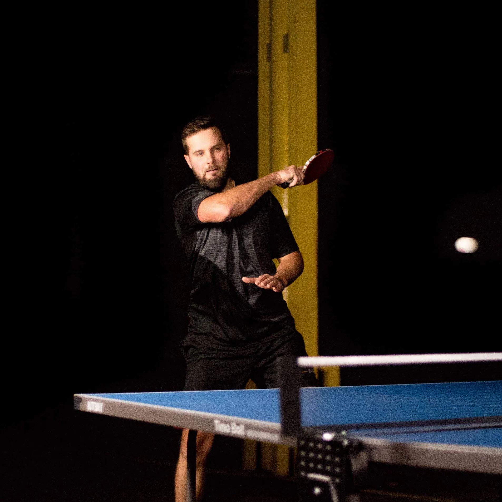 Timo Boll Butterfly Raqueta de Tenis de Mesa Adultos Negra M 85031