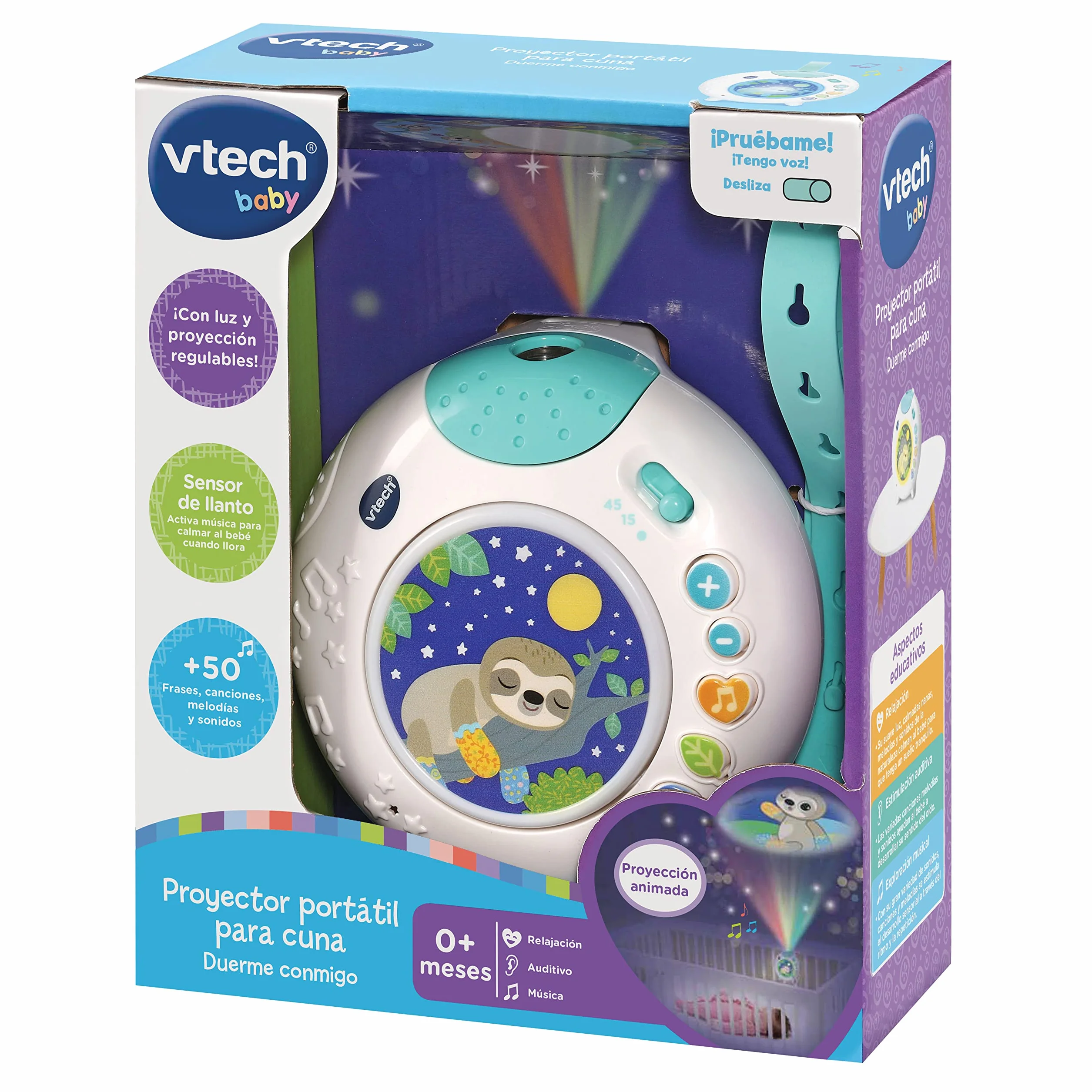 VTech Baby Duerme conmigo Proyector portátil para cuna +0 meses ESP