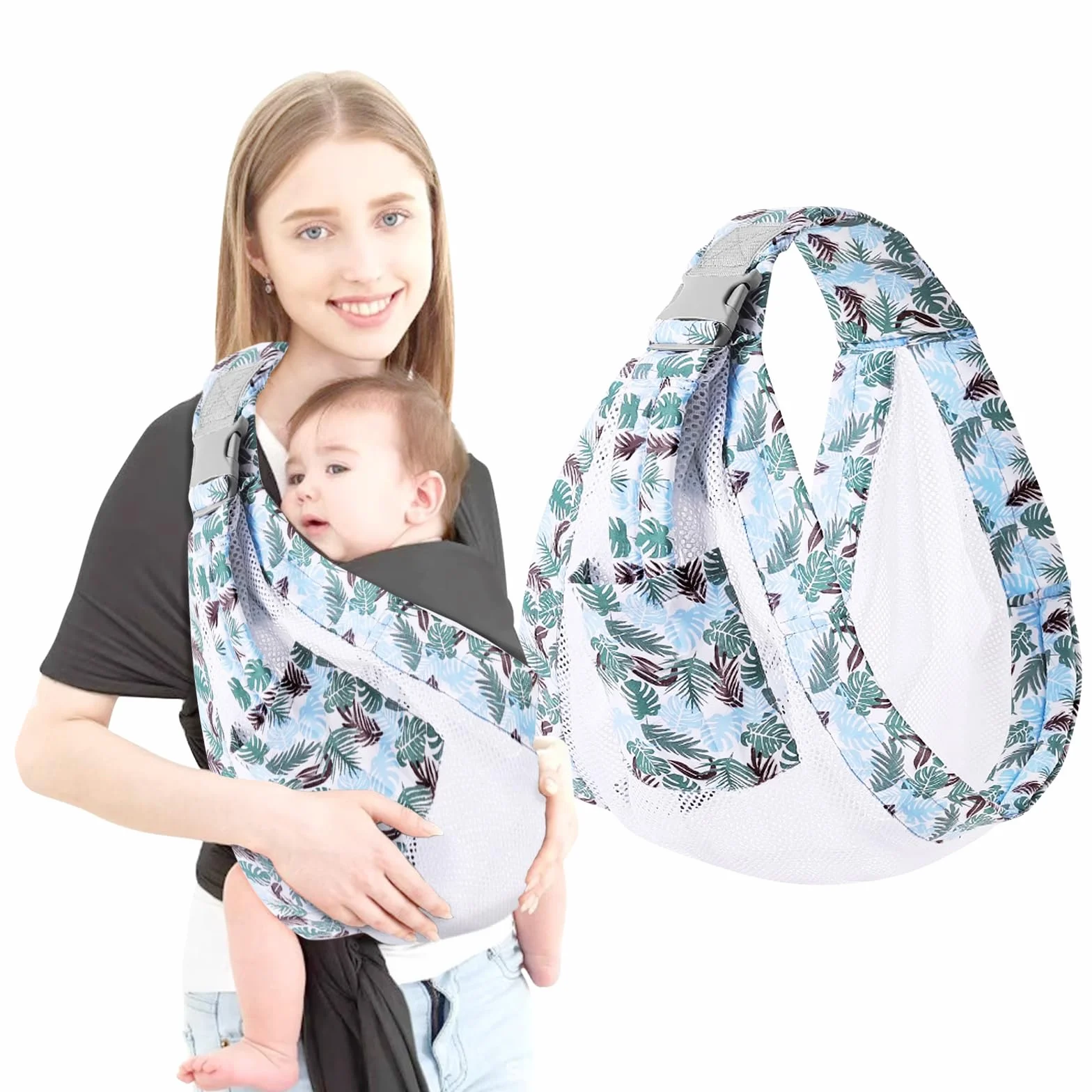 Mochila Portabebes Ergonomica para Recien Nacido 0-36 Meses Hasta 20 kg Multifuncional