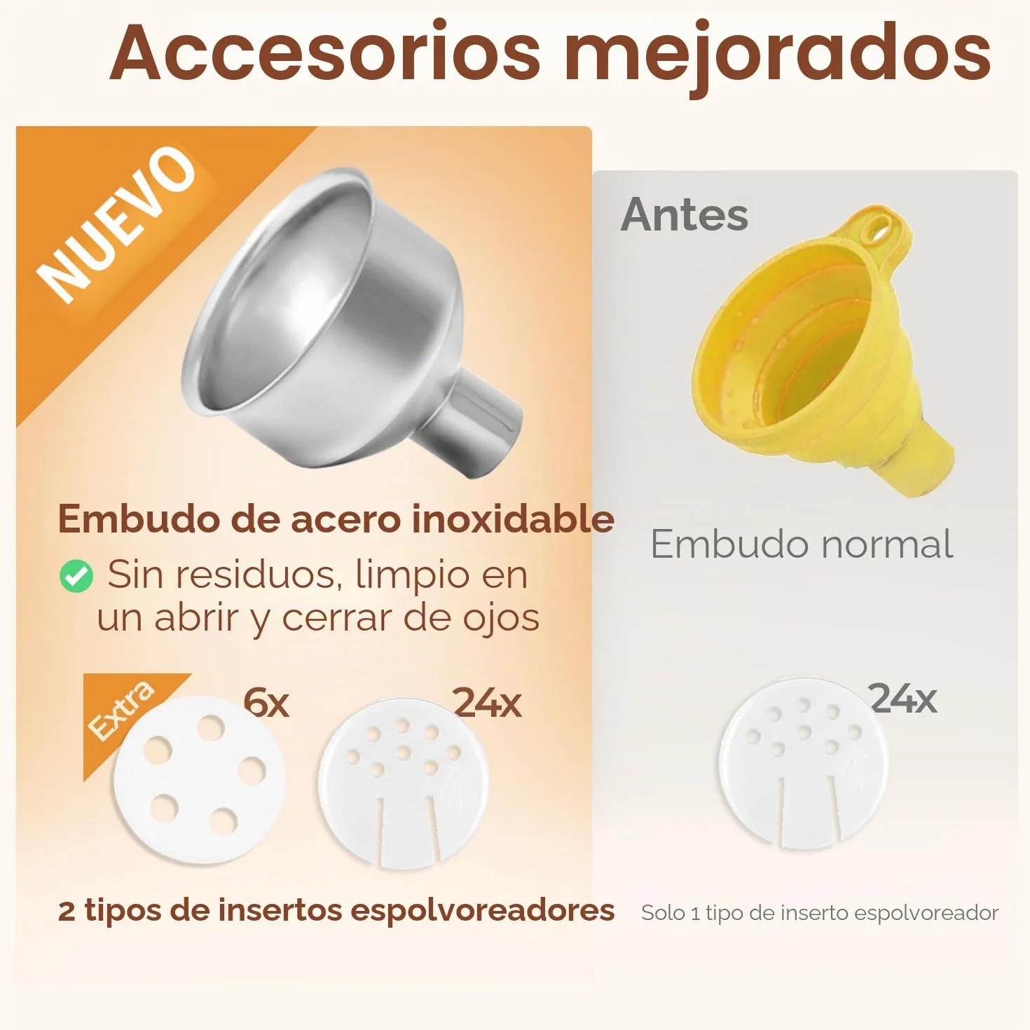 ComSaf botes especias de cristal 120 ml set de 24 con etiquetas legibles, botes especias cristal para familias y amantes de la cocina, aptos para cajones y armarios de cocina