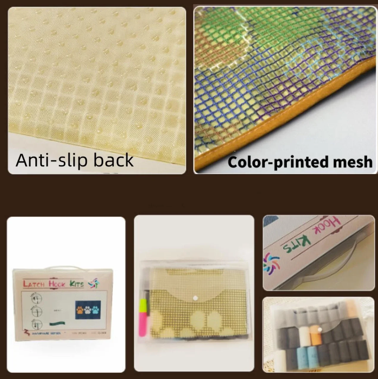 Paisaje Diy Materiales Para Hacer Alfombras Olas Y Estrellas De Mar Kits De Ganchillo Para Hacer Alfombras，Juego De Bordado,Kit De Ganchillo Para Principiantes，Manualidades De Costura 21x29in