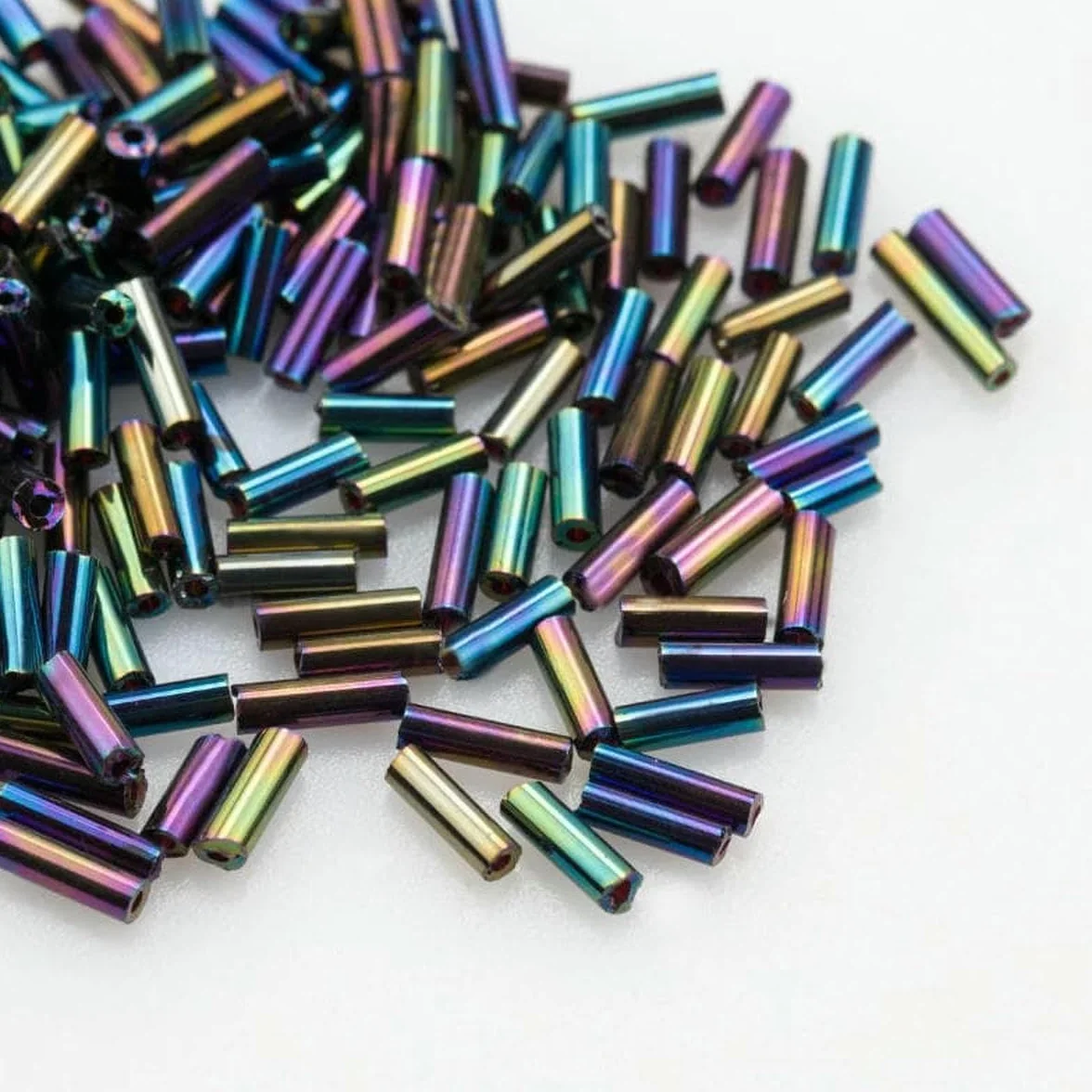 Kit de fabricación de pulseras, cuentas de tubo de cristal y espaciador, 30 g para decoración de joyas y accesorios de manualidades, ideal para proyectos de boda y fiesta