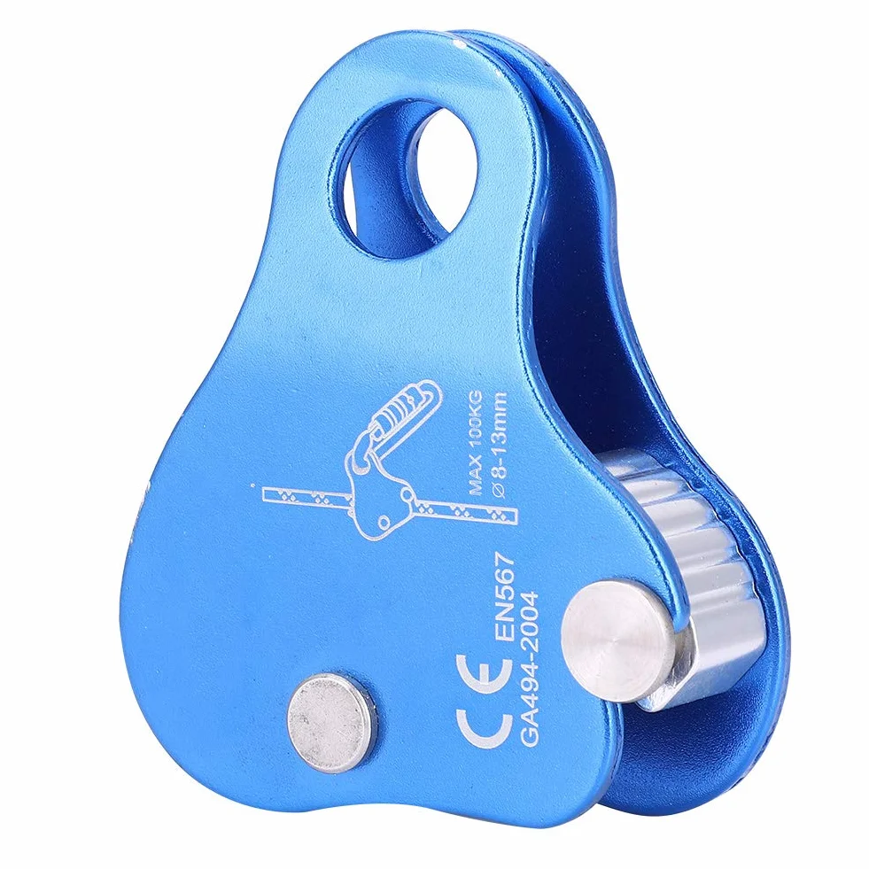 Escalada Al Aire Montañismo Engranaje Cuerda de Aluminio Bloqueo Grigri Kits de Protección