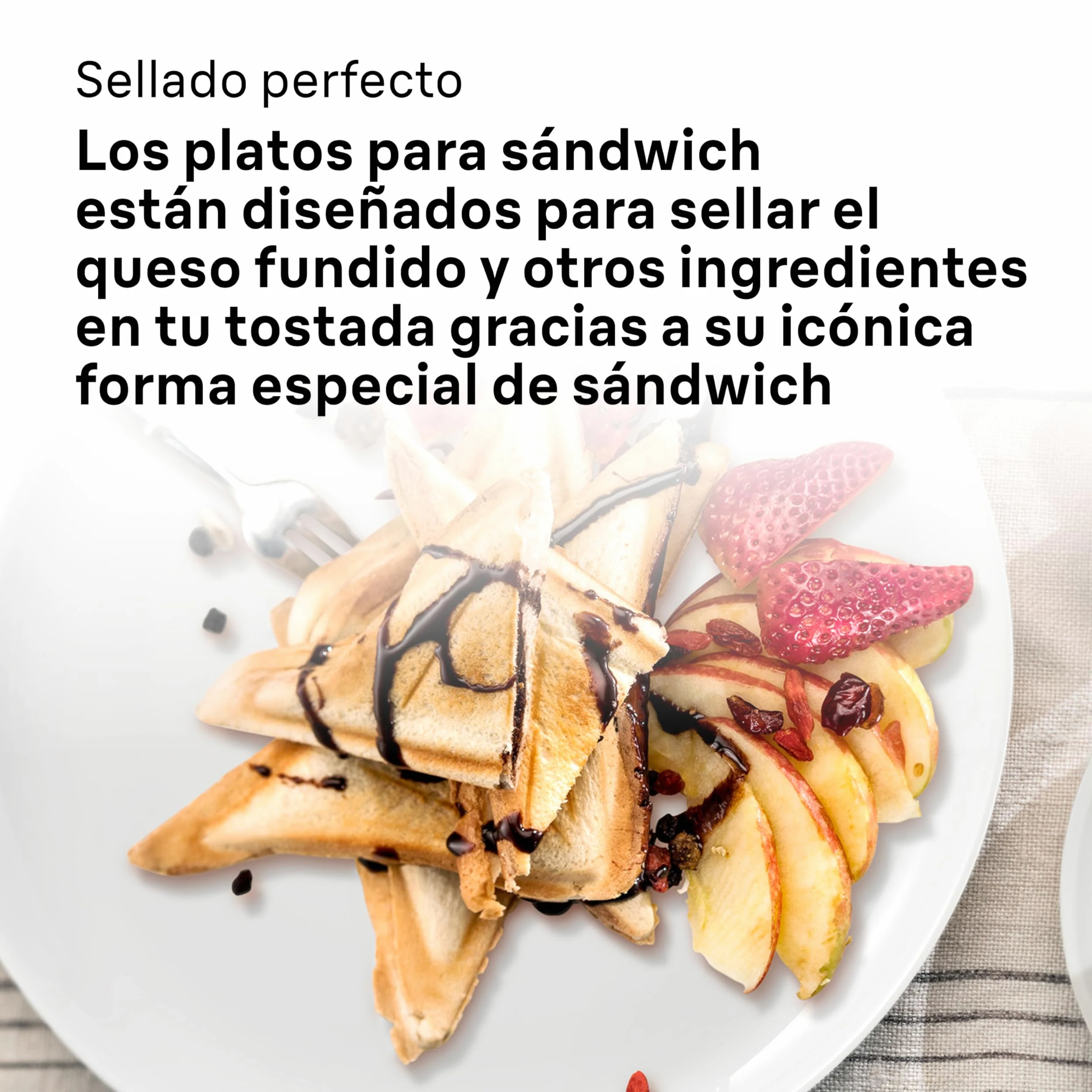 Braun SnackMaker 5 SM5000, Sandwichera con Placas de Sándwich Removibles, de Aluminio Fundido, Placas Lavables en Lavavajillas, 800W, Negro
