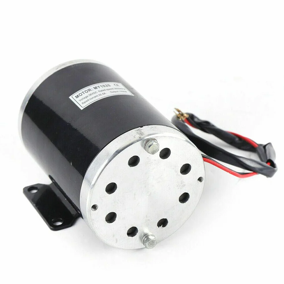 TFCFL 1000 W 36 V DC Motor Eléctrico Cepillo MY1020 Imán Permanente para Scooter Eléctrico Go-Kart