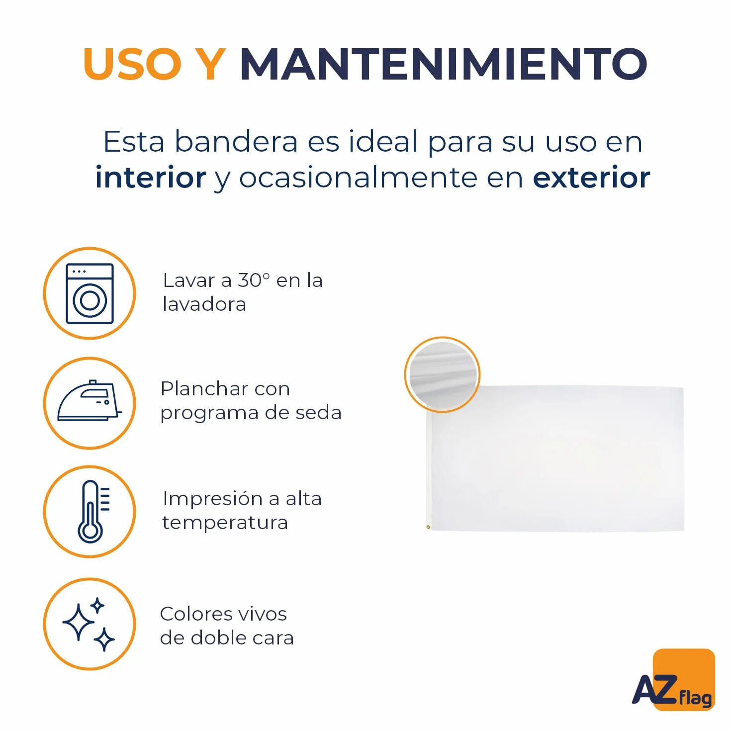AZ FLAG Bandera Comisario De Pista Blanca 90x60 cm Formula 1 Poliéster Con Ojales de Metal