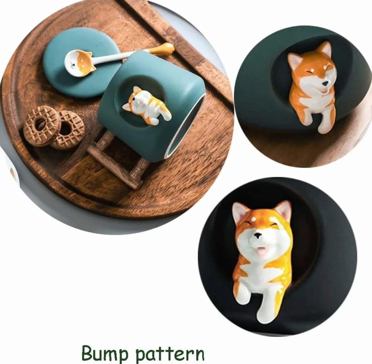 Taza de Café de Té Tazas Taza De Café De Cerámica Taza De Porcelana Esmerilada Suave Taza De Té Hecha A Mano Taza De Café Con Asa Animal 3D para té de la tarde(A)