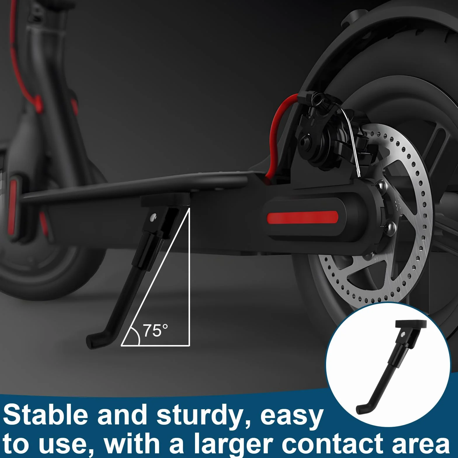 Soporte para scooter Xiaomi M365 Pro Pro 2 1S Scooter 3 Negro