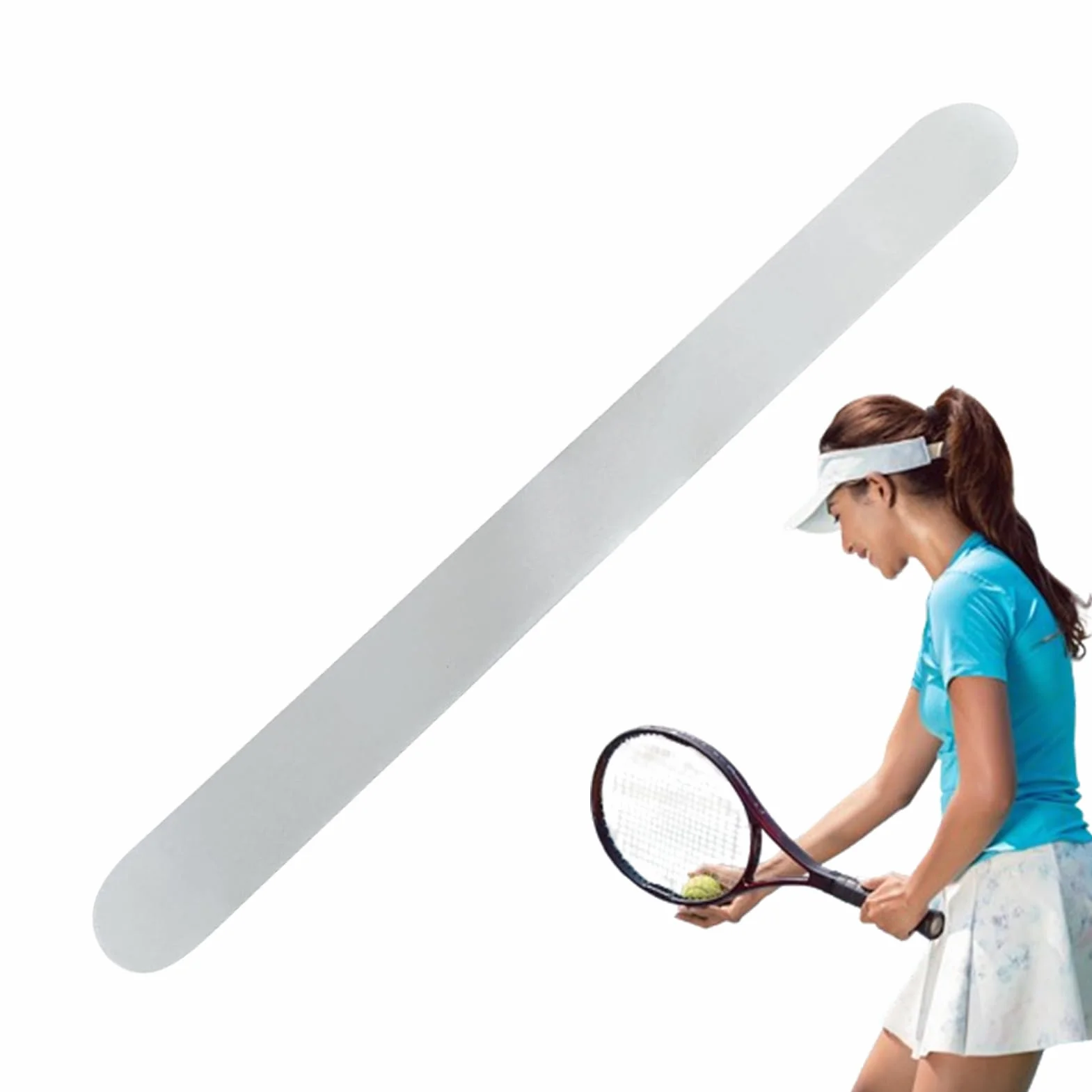Protector de Cabeza de Raqueta de Tenis - Cinta Transparente de TPU, Resistente al Desgaste para Golpes