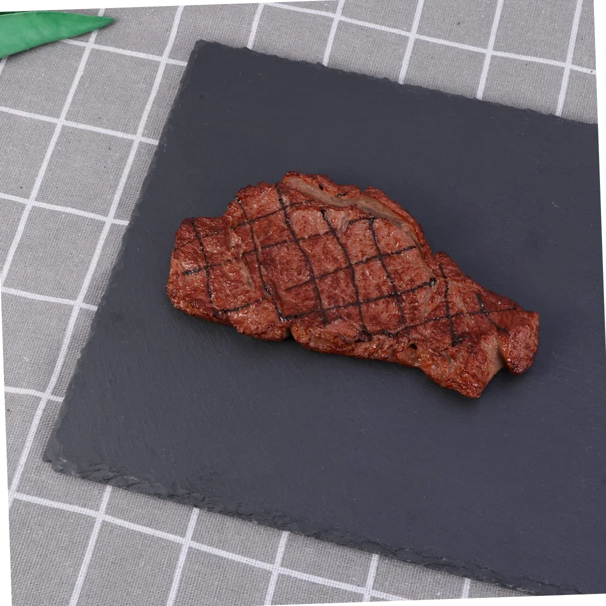 Plato Rectangular de Pizarra Natural 40x20cm para Comida | Bandeja para Tartas y Fruta, Diseño Llamativo, Adecuado para Sushi, Queso, Pizza y Barbacoa