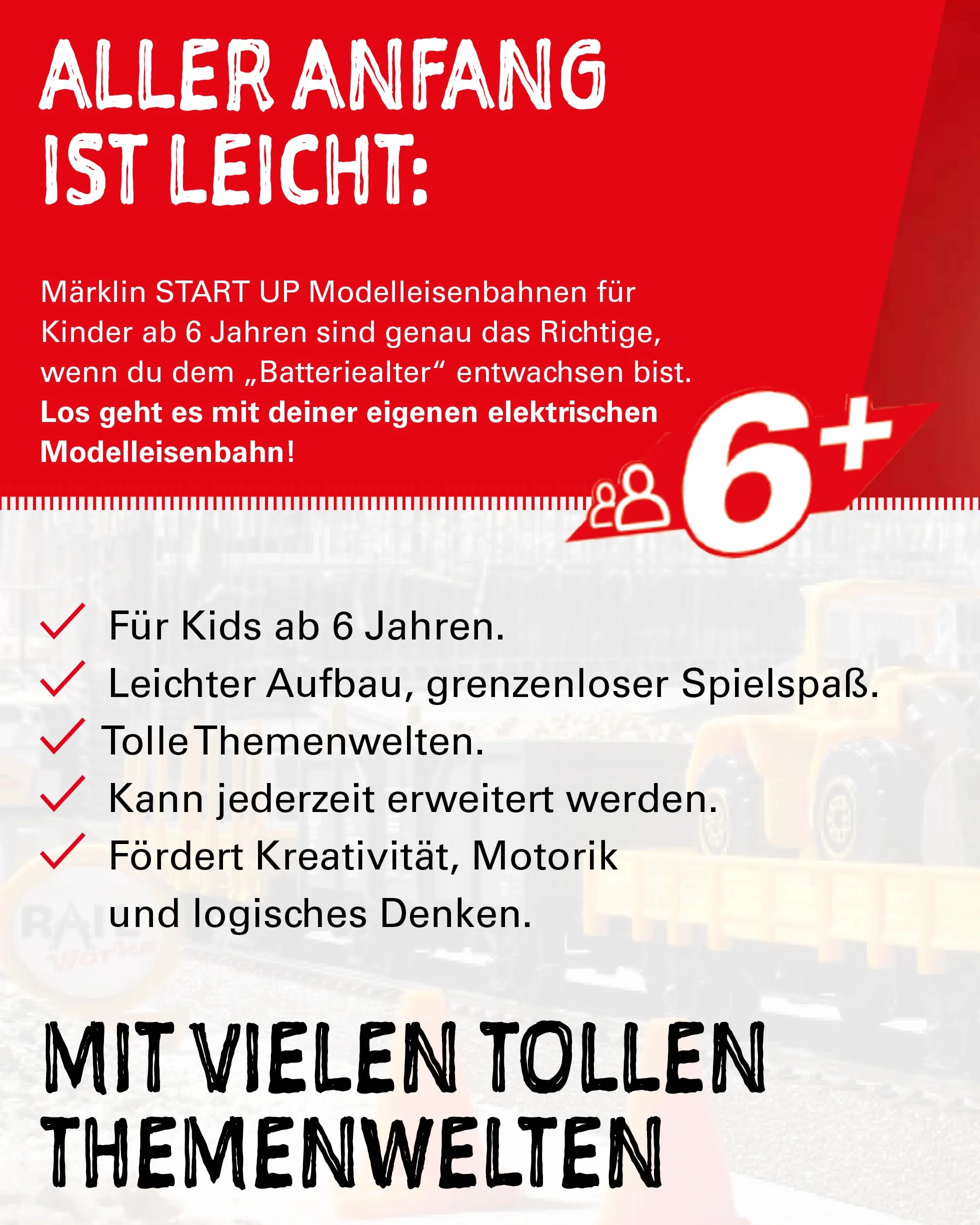 Märklin Start up 74924 - Paso de Tren automático (vía H0)