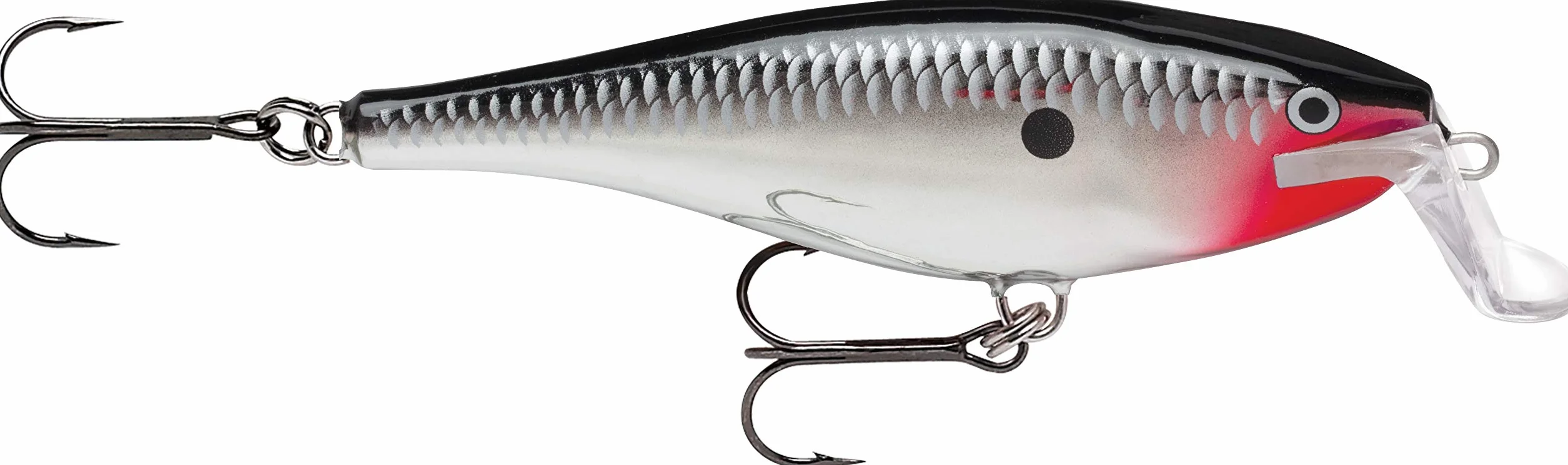 Rapala Super Shad Rapun Señuelo Flotante para Pesca Spinning Lucio Perca Bajo Negro