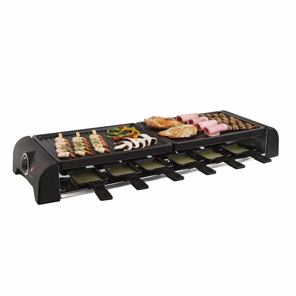 LIVOO DOC185 Appareil a raclette 12 personnes - Noir