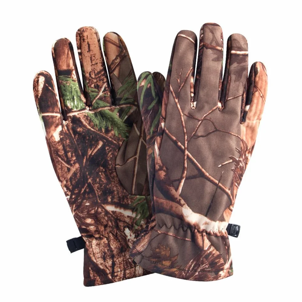 BESPORTBLE Guantes de Caza Impermeables Camuflaje Dedo Completo Invierno