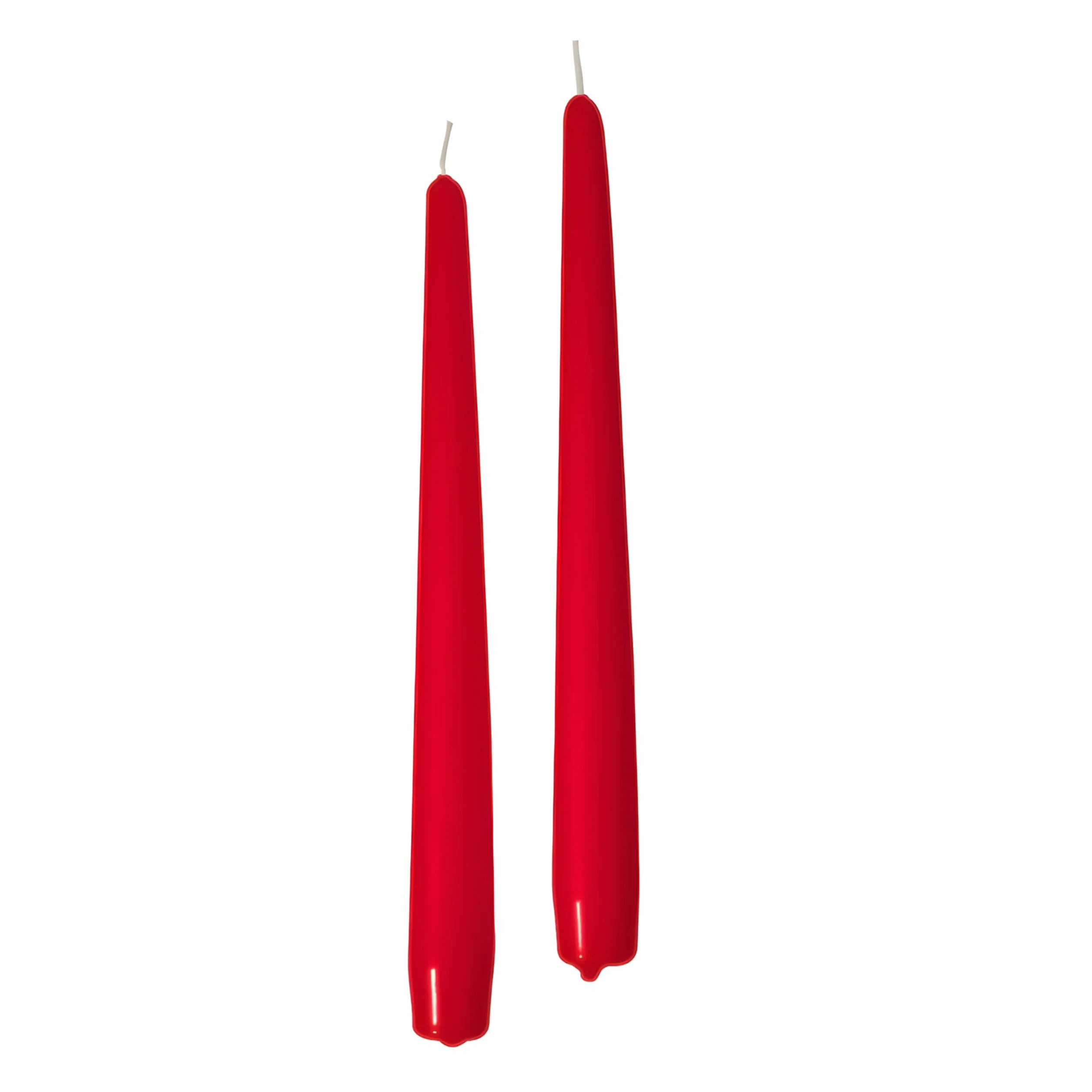 Cereria de Giorgio risthò velas cónicas para candelabro (Cera, rojo, 2.2 x 25 cm, 10 unidad