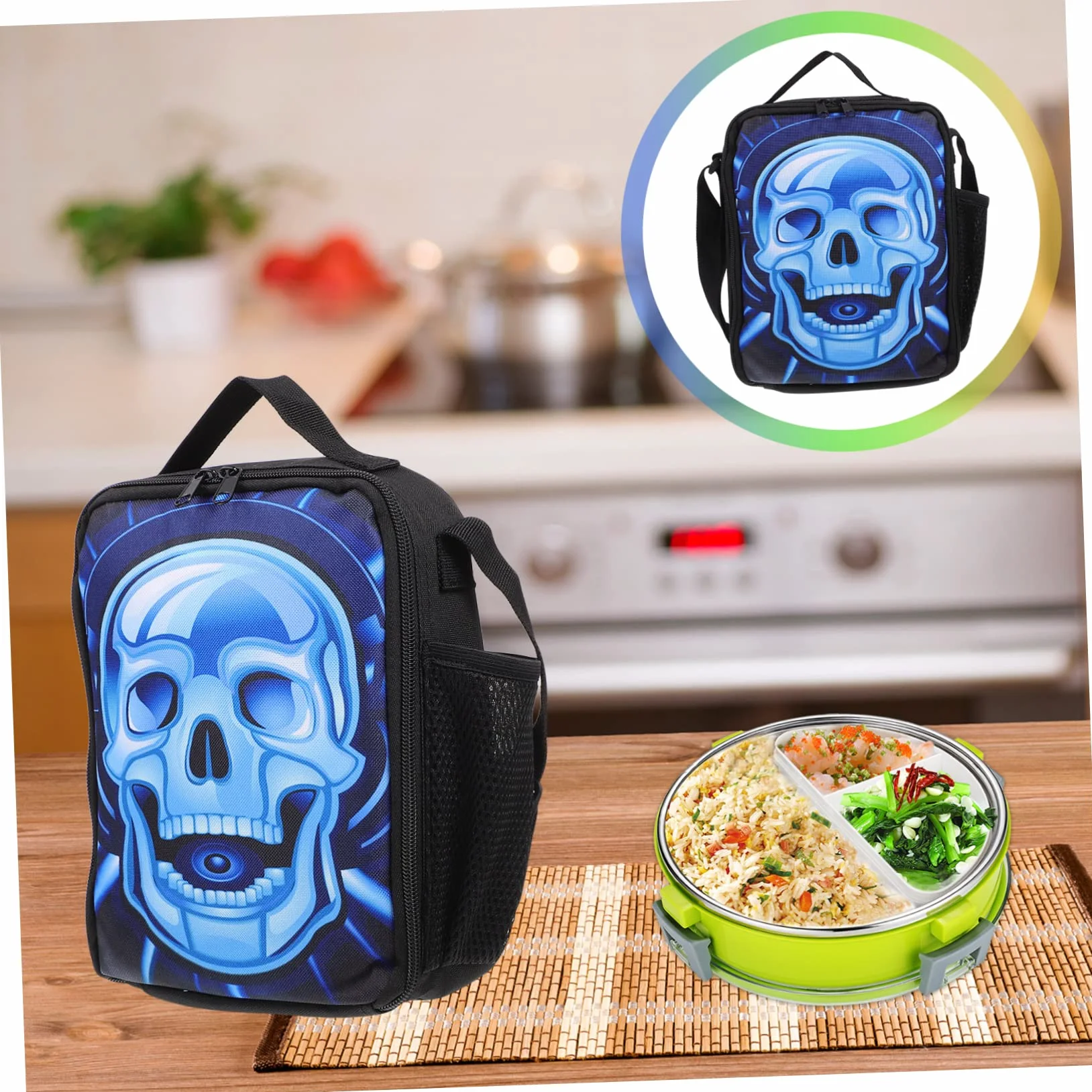 TOPBATHY 2piezas Bolsa De Almuerzo Infantil Aislante De Gran Capacidad Mochila Práctica Para y Bolsa Térmica De Comida Para Picnic y Escuela De Limpiar y Transportar