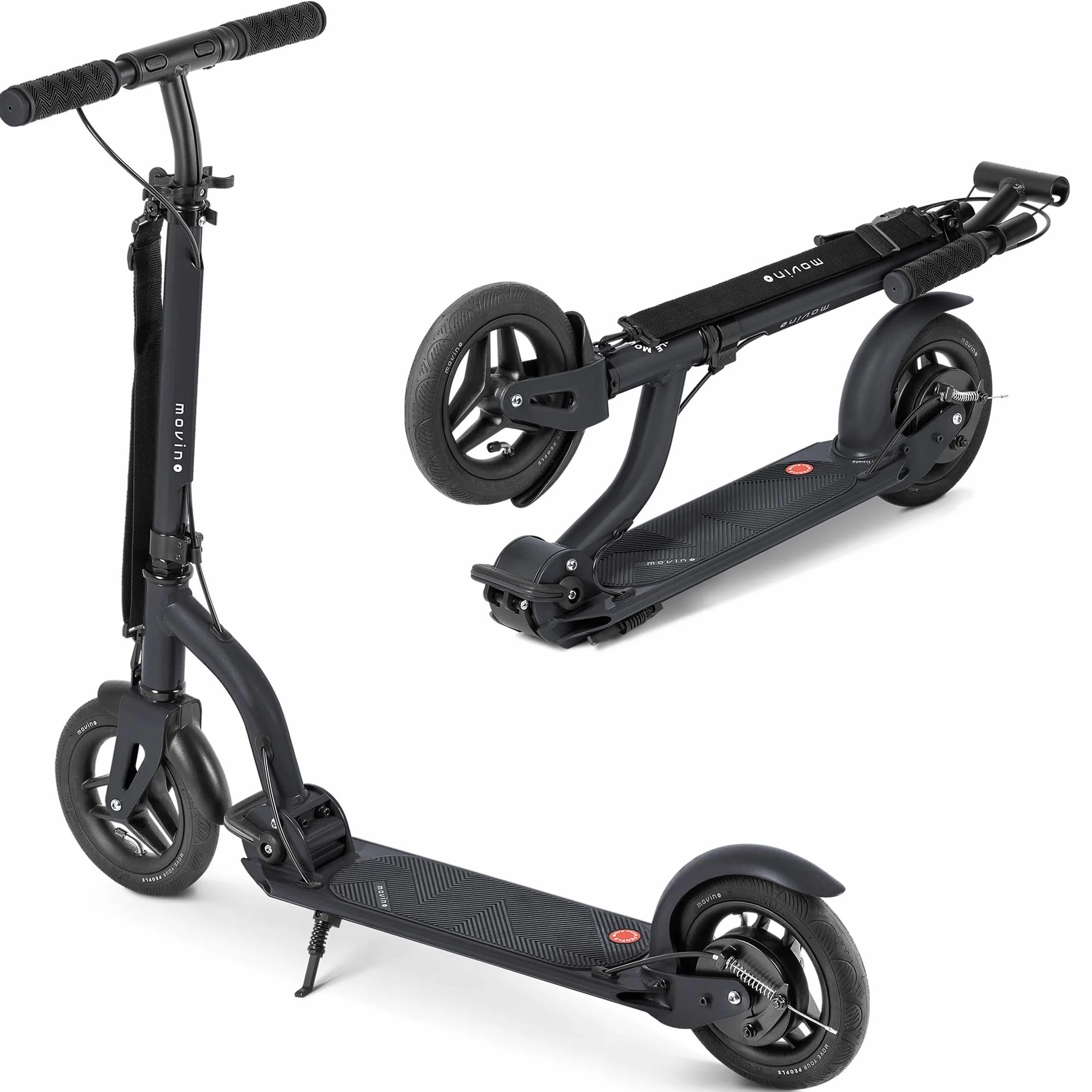 Movino Patinete Plegable Urbano para Adultos y Adolescentes con Ruedas Grandes y Plataforma Antideslizante