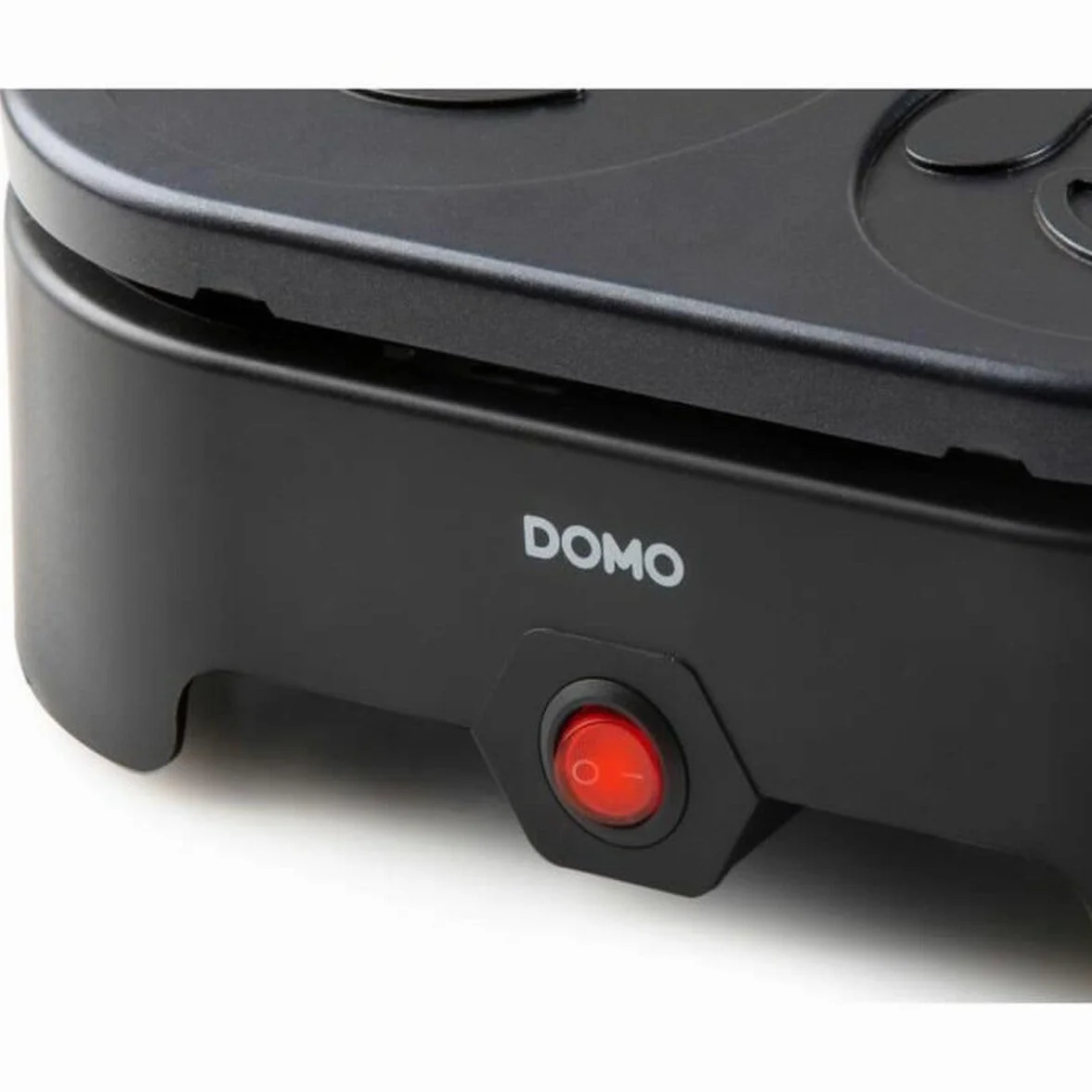 DOMO ELEKTRO DO8718P Emoji Crepe Pancake Maker, hierro fundido, multicolor