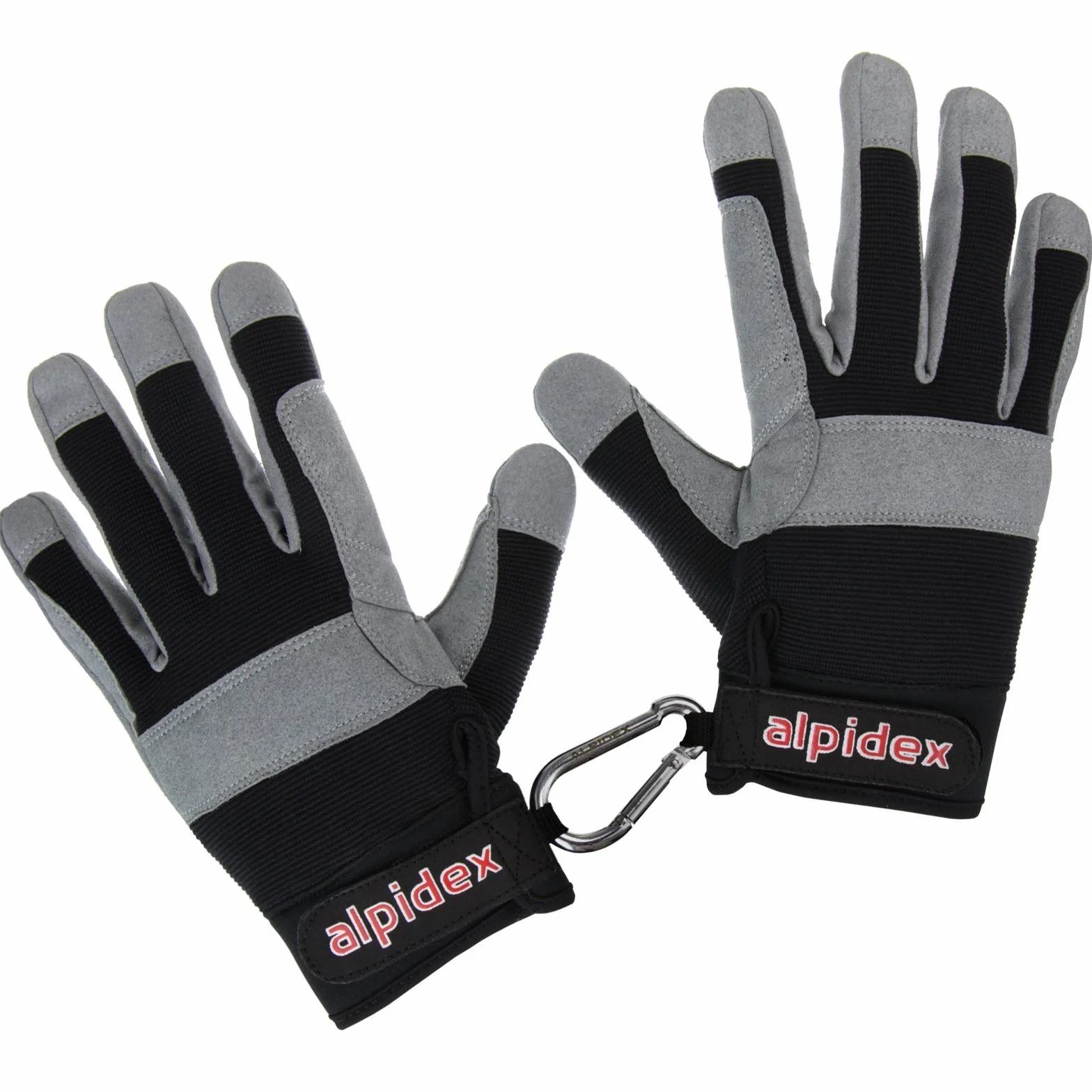ALPIDEX Guantes de Escalada Dedo Cerrado para Ferrata