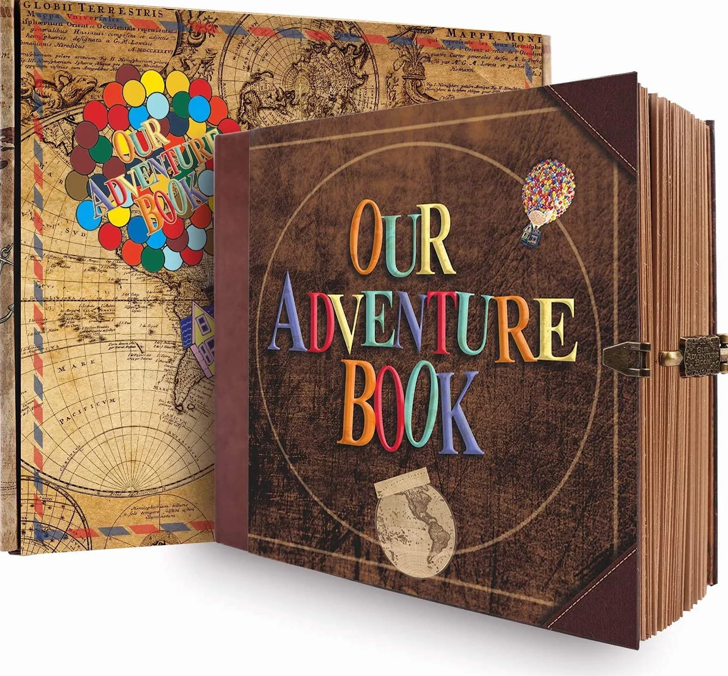 Our Adventure Book scrapbook, 146 Páginas album fotos para pegar y escribir, Estilo Retro álbum de Fotos de Viaje de Bricolaje/Libro de Bodas de Aniversario, Semana Santa, Regalos de San Valentín