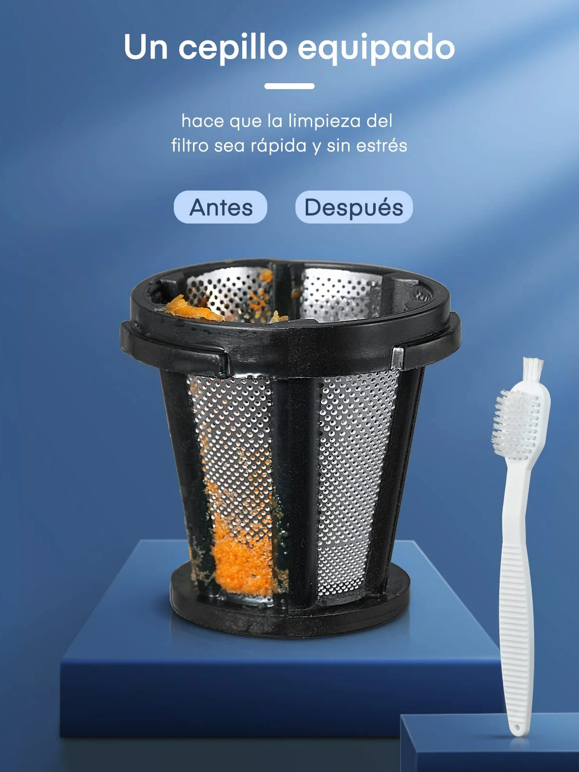 Housnat Extractor de zumos y verduras, Licuadora de Prensado en Frío con Motor Silencioso y Función Inversa, Licuadora para Verduras y Frutas Fácil de Limpiar con un Cepillo Extra, con Recetas