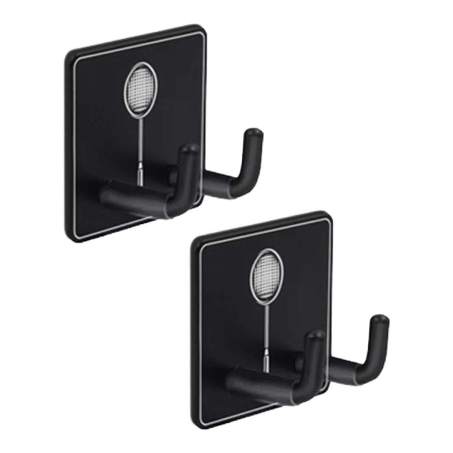 Soporte para Raqueta de Tenis de Pared, Estante de Acero Inoxidable, Gancho Universal