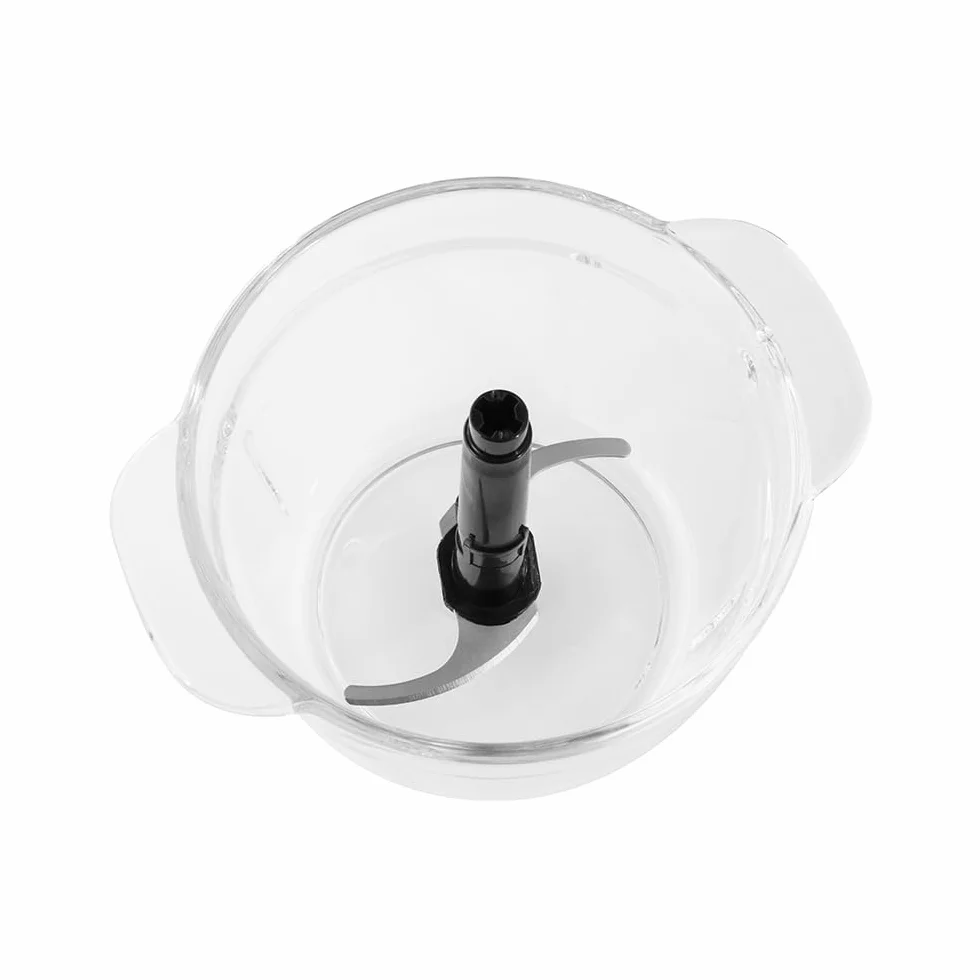Russell Hobbs Picadora Eléctrica Mini Desire Red (Cuenco de vidrio de 500 ml, Cuchillas Inox de 2 puntas, 350 W Max, Botón One-Touch, Para frutas, verduras y carne) 27132-56