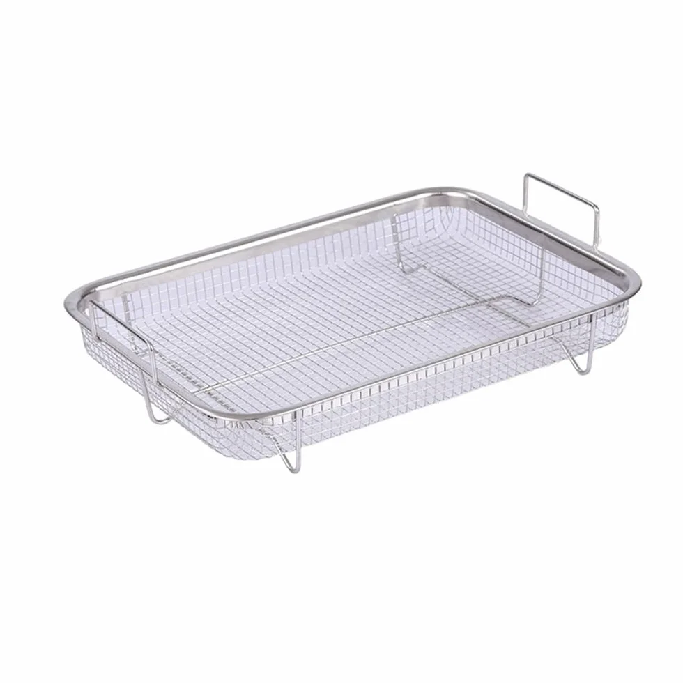 Cesta para freidora Cesta de freír cuadrada acero inoxidable for pepitas y escurrimientos
