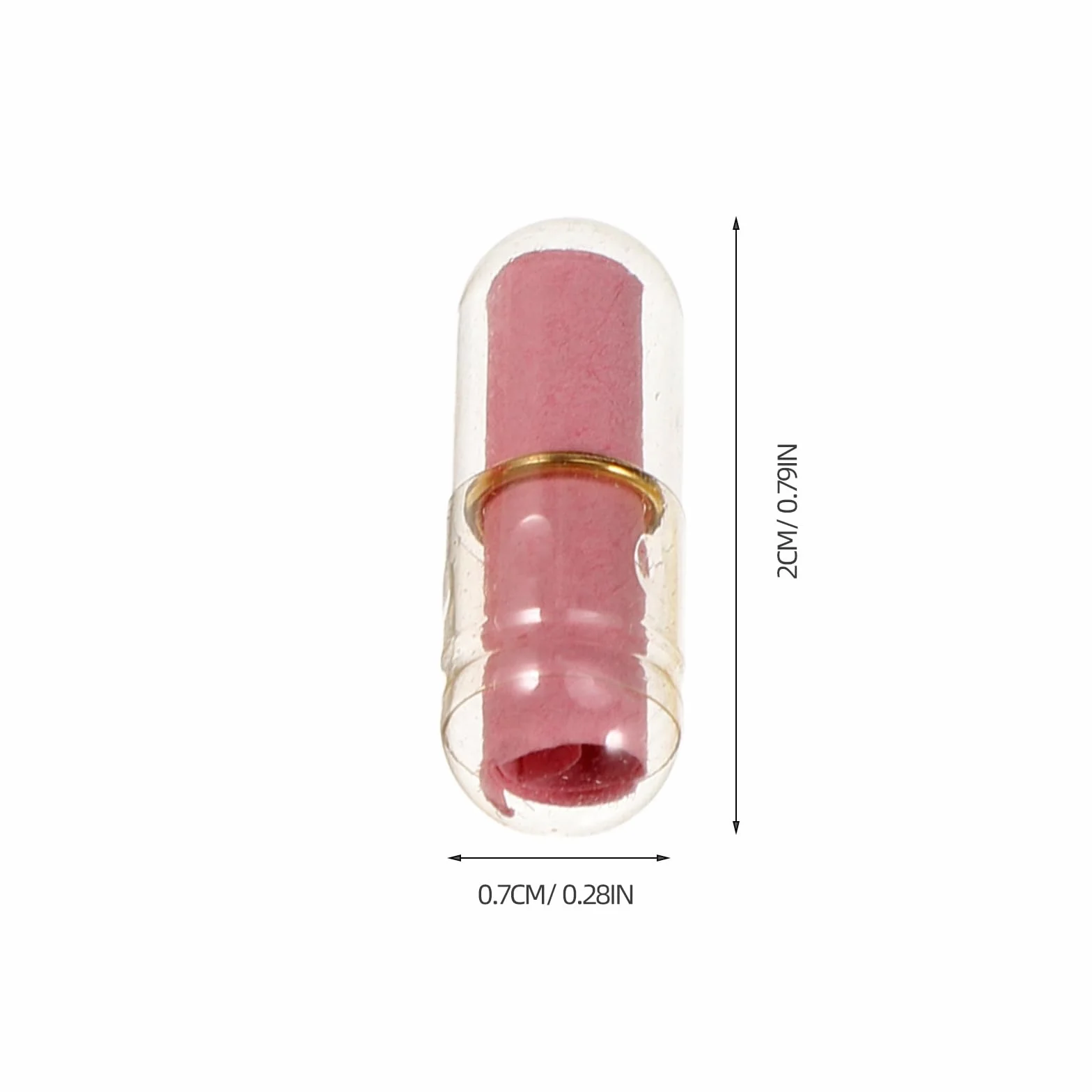 VALICLUD 50piezas Mini Botellas De Plástico Transparente Para Mensajes Cápsulas De Deseo Mixtas Frascos Pequeños Para Amistad y Decoración