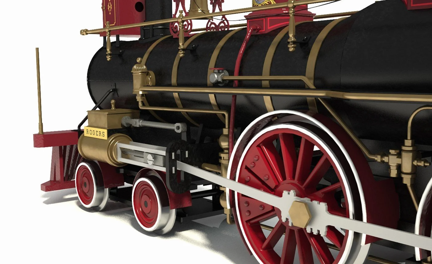 Occre 54008 Locomotora Rogers Nº 119 para Montar