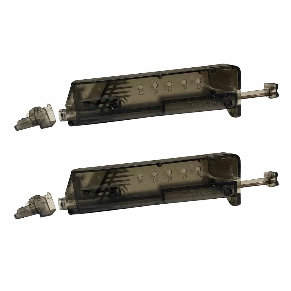 Cargador rápido de Airsoft para cargador BB Softair táctico para paintball, juego de guerra, táctica militar, accesorios de caza rápidos, cargador de bolas de 6 mm Airsoft, 100 vueltas