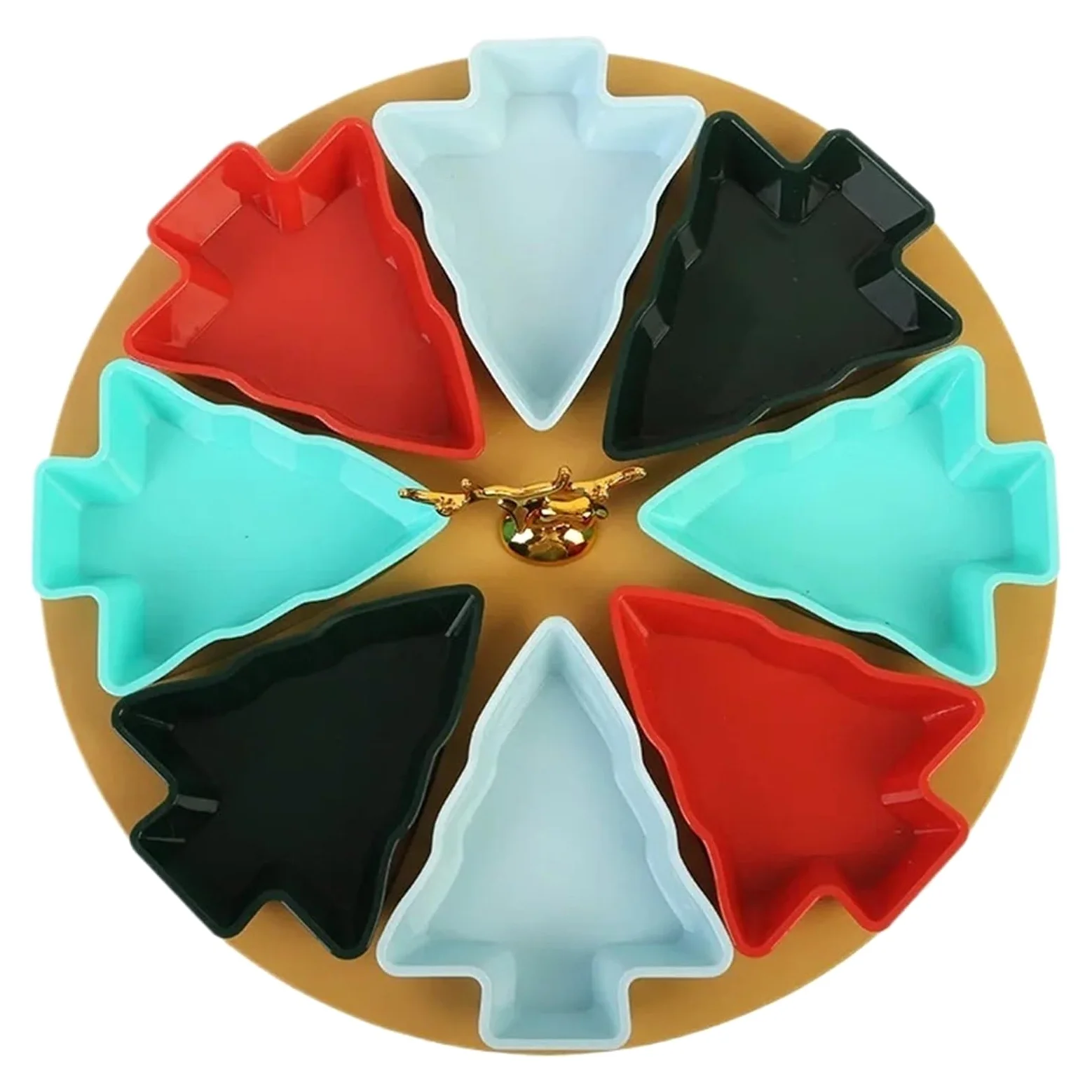 Plato de fruta árbol, plato dividido, seca for el hogar para Almacenar Nueces