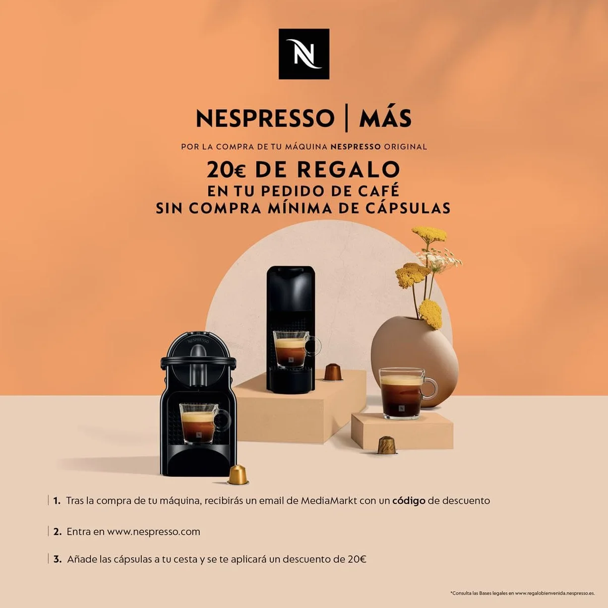 Krups Nespresso VERTUO Next XN9108 Cafetera de cápsulas, máquina de café expreso de Krups, café diferentes tamaños, 5 tamaños tazas, tecnología Centrifusion, calentamiento 30s, Wifi y Bluetooth, Negra