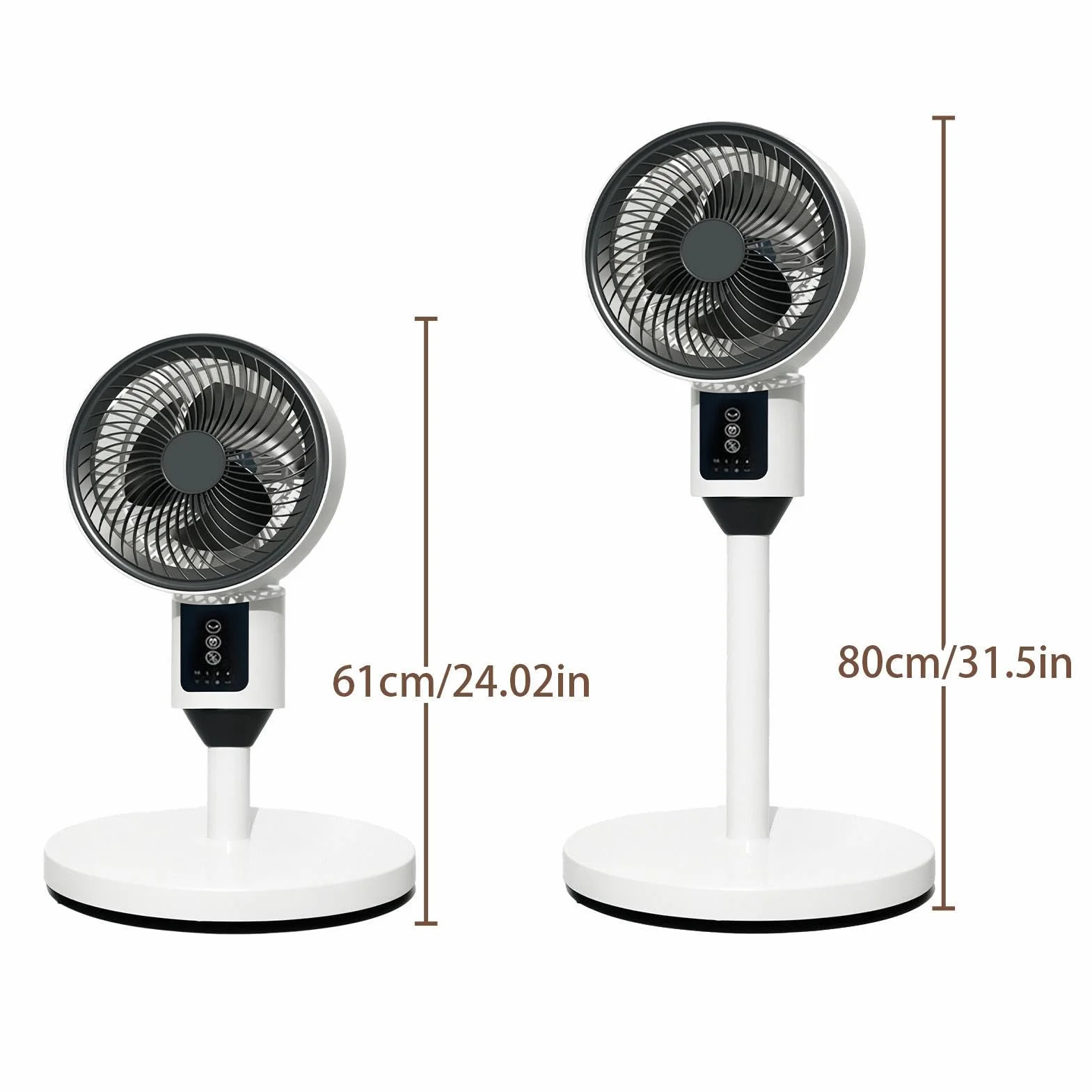 Ventilador Oscilante De Pie Mando a Distancia Temporizador 3 Velocidades | Ventilador De Escritorio Pie Y Suelo para hogar, dormitorio, salón, escuela, residencia