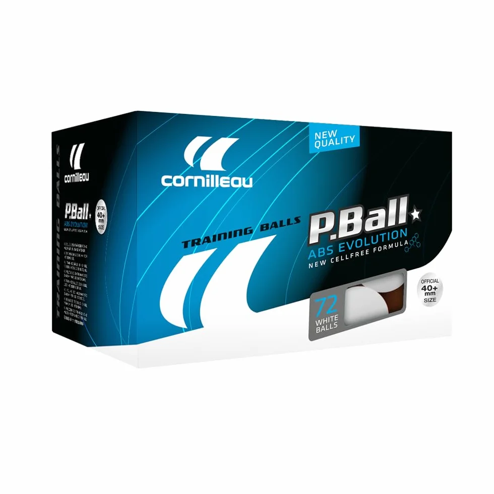 Cornilleau ITTF Pelotas de Tenis ABS 1 Estrella 72 Unidades