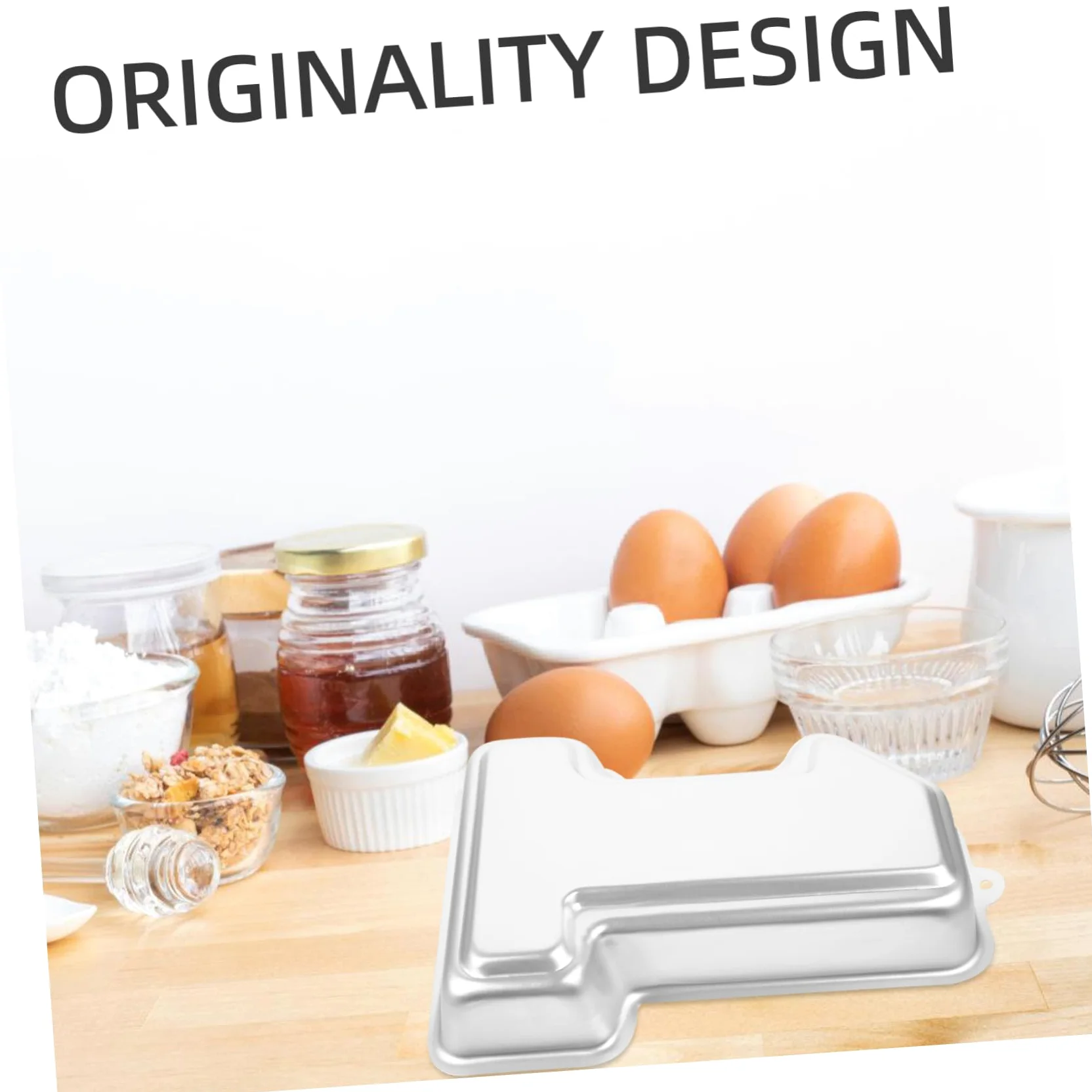Amosfun 5 Piezas 1 Molde De Torta Bandeja Para Hornear Bandeja De Hornear Molde Para Pasteles Herramienta De Cocina Para Hornear Para Hornear De Metal Aleación De Aluminio