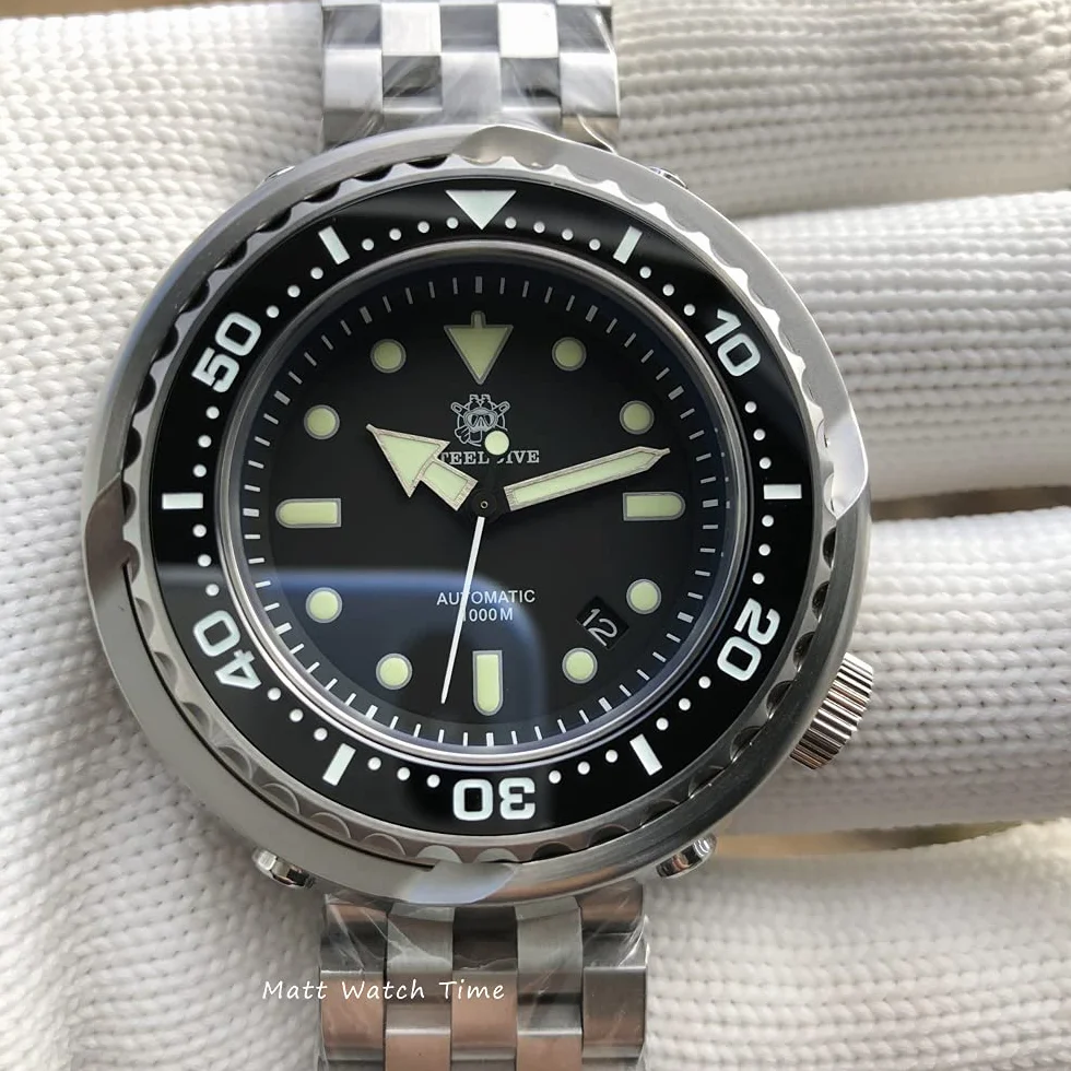Steeldive SD1978 Emperor Tuna NH35 Sapphire 1000m Diving Watch