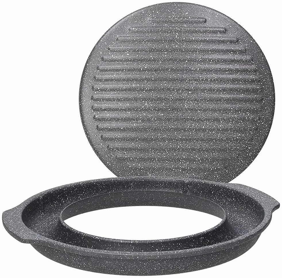 Tognana Mytohs, barbacoa redonda 30 cm, aluminio, gris