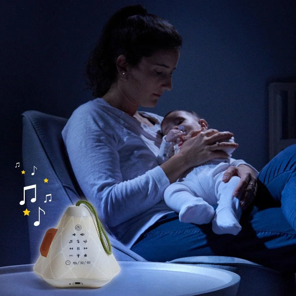 Tiny Love Boho Chic Tiny Dreamer Proyector Móvil de Bebé con Luz de Estrellas, Móvil Musical para Cuna con Relajante Luz Nocturna y Móvil Portátil para Bebé con Linterna para Llevar, 17 Melodías, 0m +