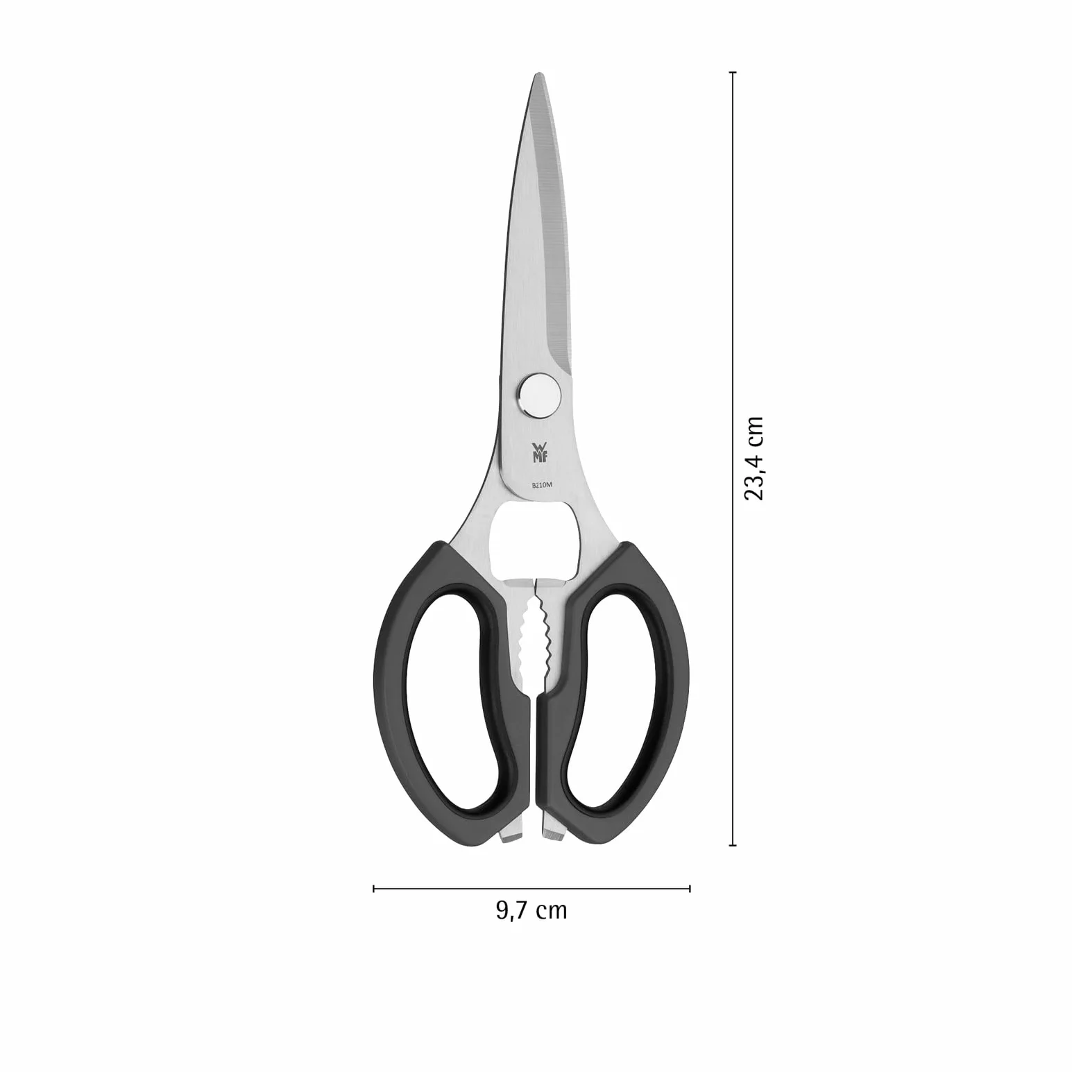 WMF - Tijeras de cocina multiusos 23 cm, Cromargan Acero Inoxidable pulido 18/10 Apto para lavavajillas