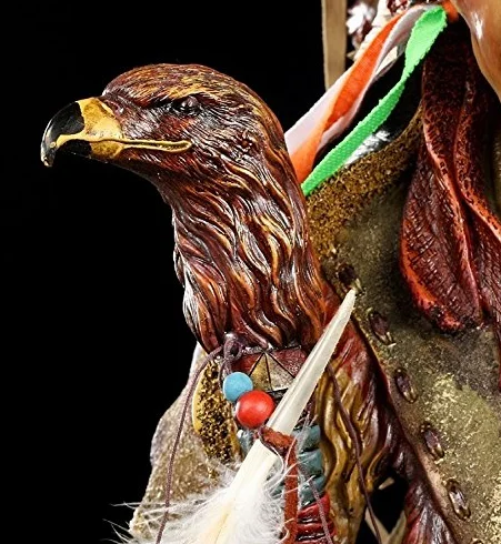 indios Figura grande – Jefe Busto con águila cetro