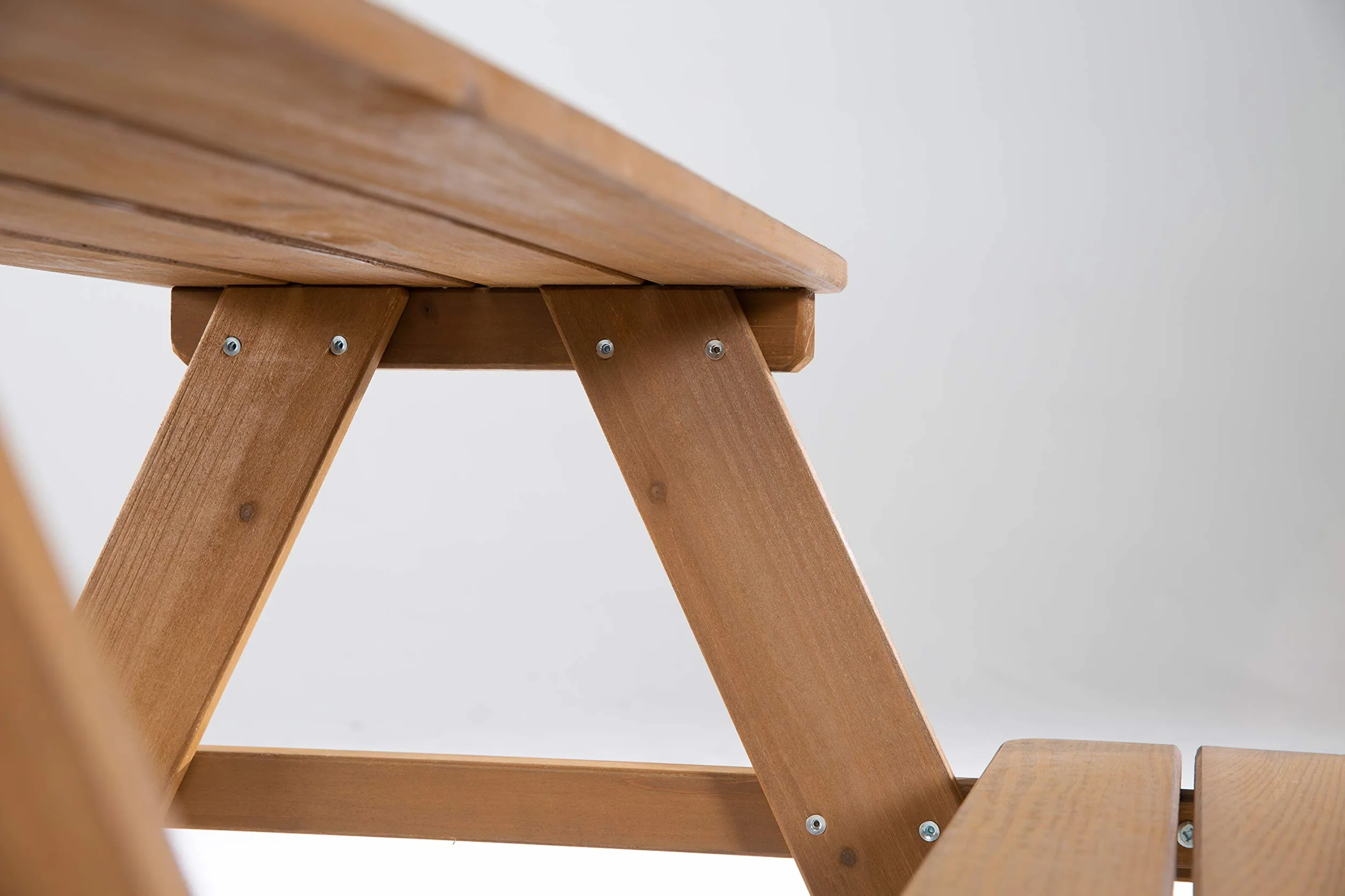 Mesa de Picnic para Niños Outdoor Madera Maciza 4 Plazas Teck