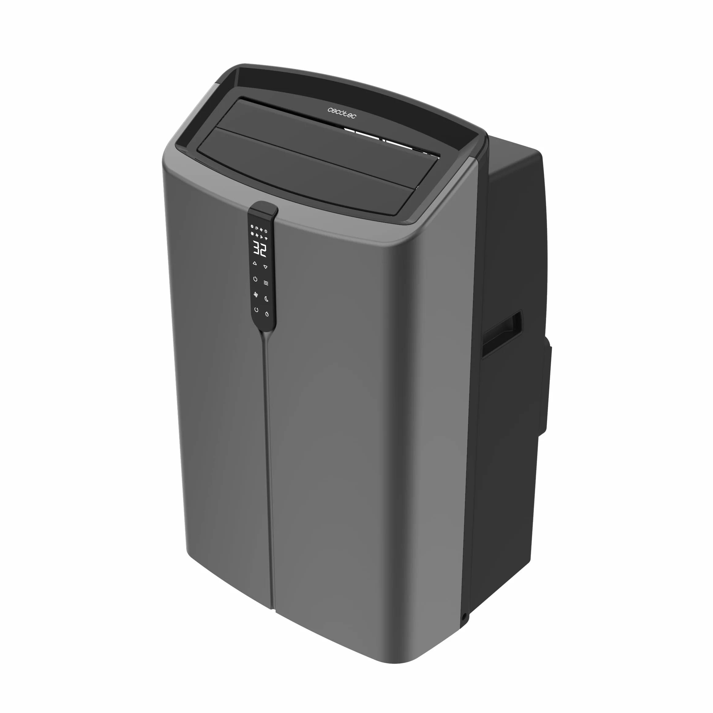 Cecotec Aire Acondicionado Portátil con Bomba de Calor y Wifi ForceClima 14800 Nux Heating Connected. 14000BTU, Mando a Distancia, Pantalla LED, 5 Modos, 3 Velocidades, Temporizador, Cobertura 30-35m²