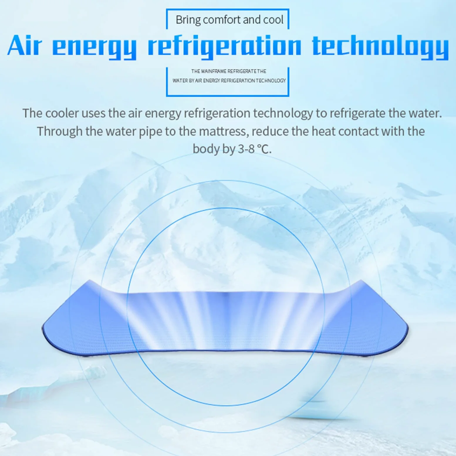 Almohadilla de hielo de enfriamiento de colchón refrigerado por agua de enfriamiento de dormitorio individual, 160 * 70 cm,M