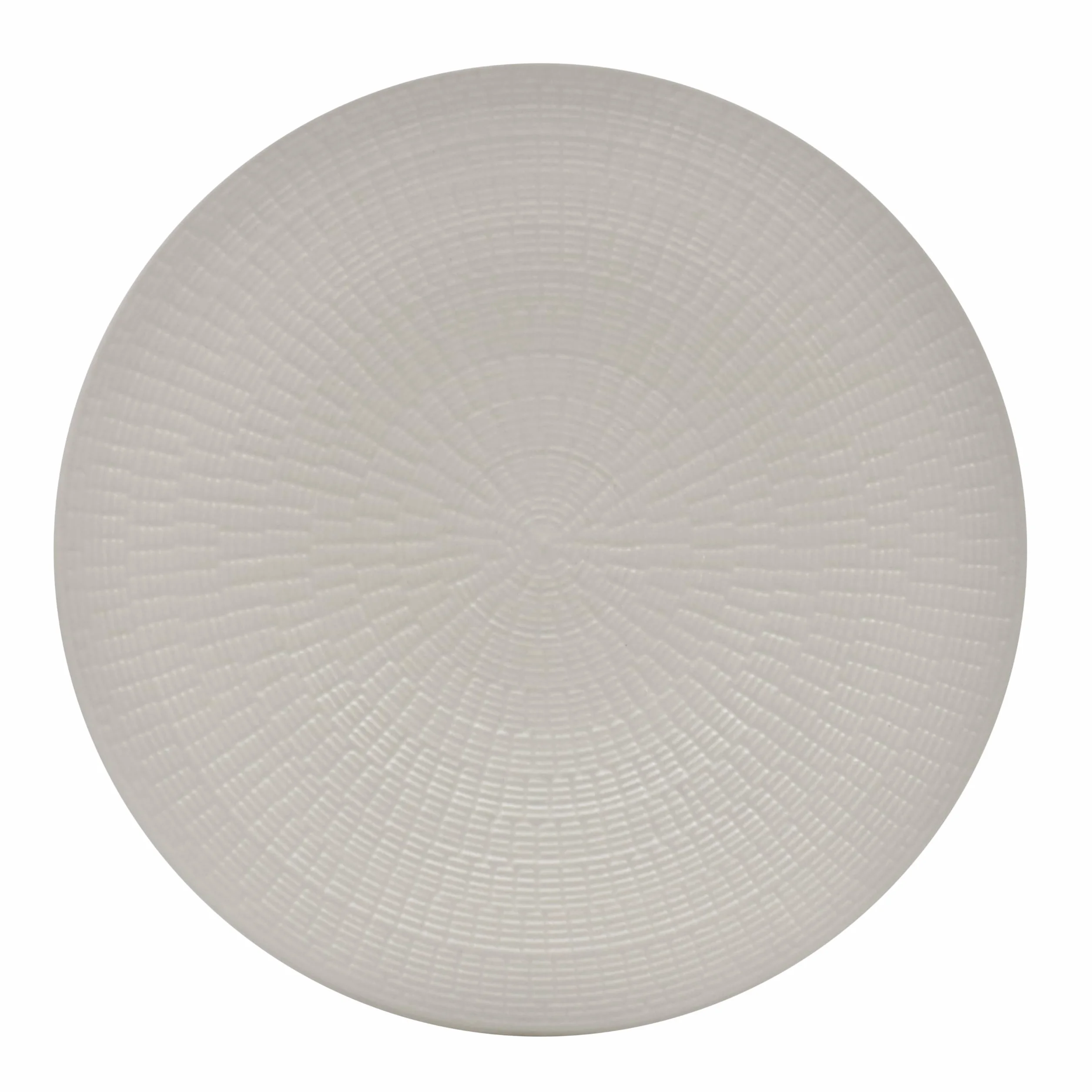 ECHTWERK Vajilla vintage de 18 piezas, diseño "Blanka" nature, para 6 personas, Elegante vajilla con estructura de gres con 6 x platos llanos, 6 x platos hondos, crema
