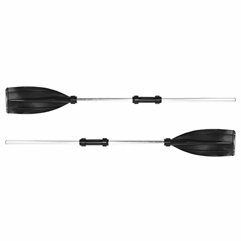 Aramox Remos Kayak Aleación Aluminio Desmontables 125 cm Flotantes Portátiles Pala Ancha Canoa Balsa Moto Acuática