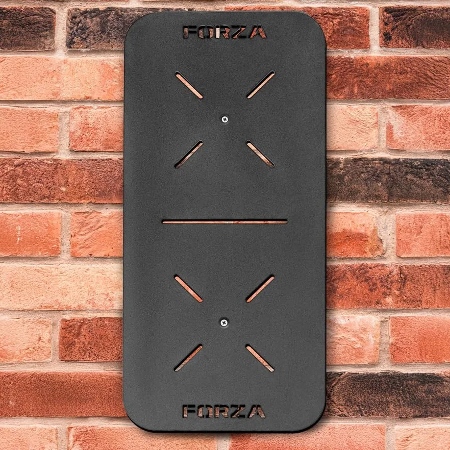 FORZA Objetivos de bola de pared Placas de acero resistentes individuales y dobles para crossfit entrenamiento funcional Alto impacto recubrimiento en polvo montaje en pared
