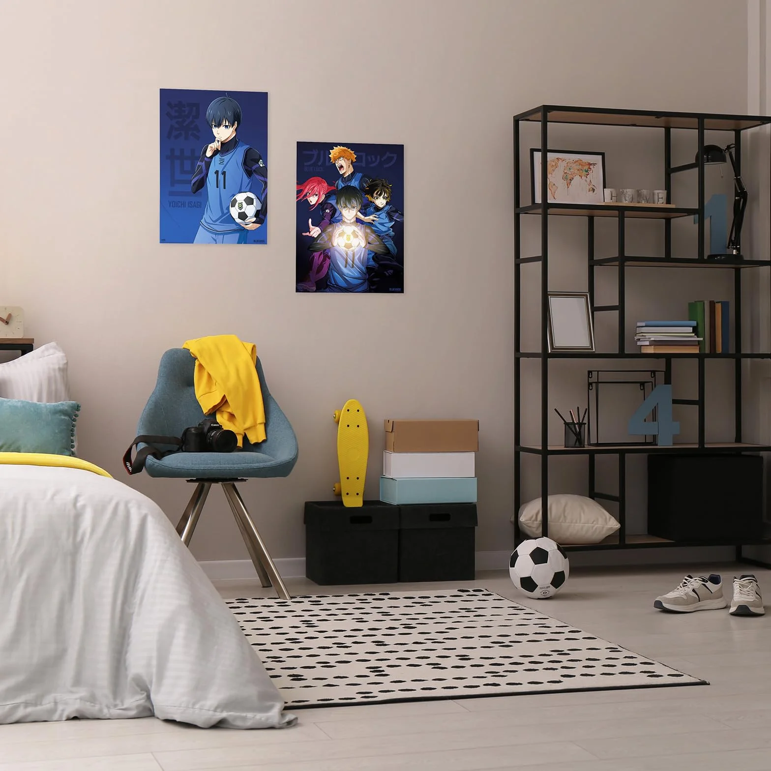 Grupo Erik Poster Blue Lock, 2 Posters para pared : Laminas decorativas : Posters decorativos (38x52 cm)