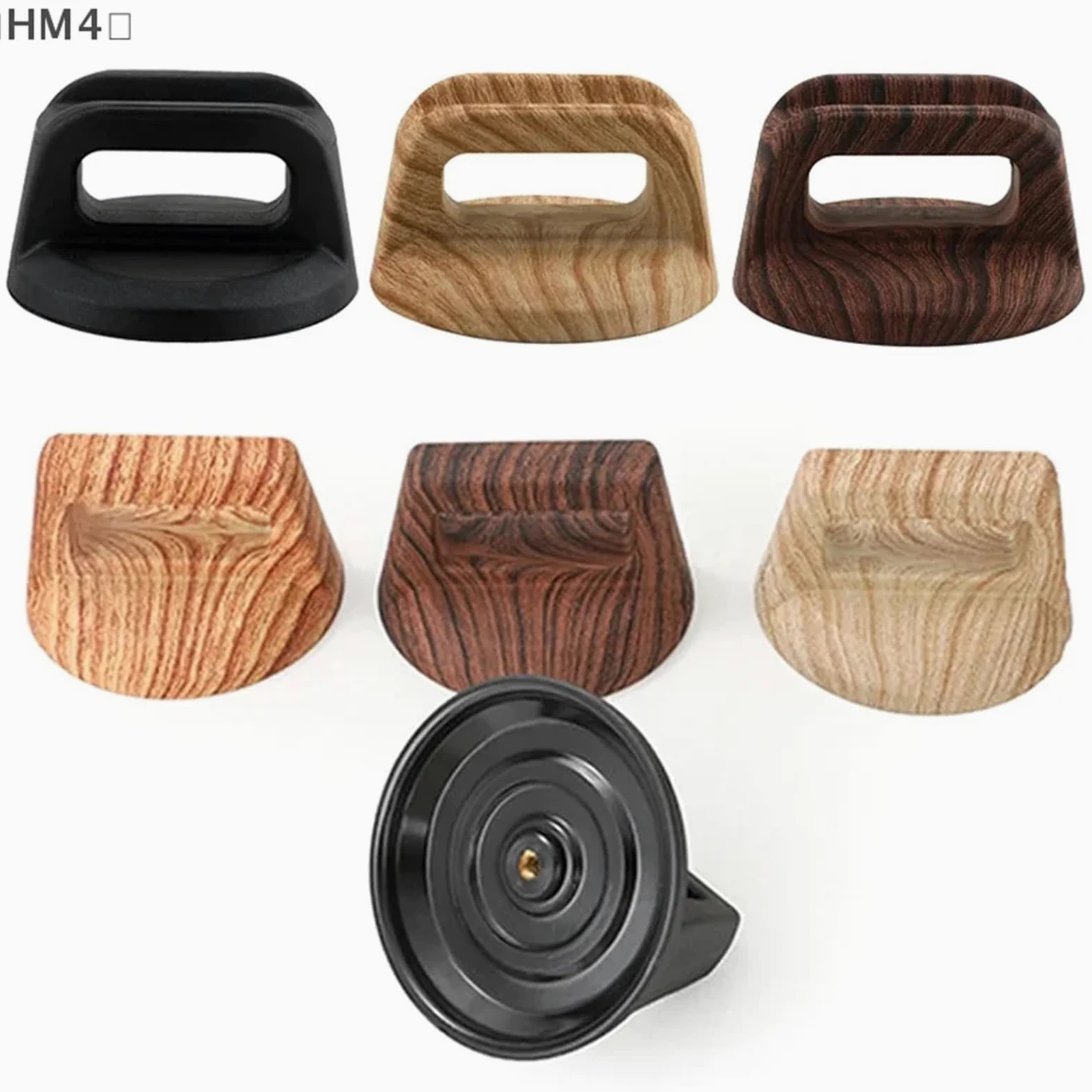 Asa de la tapa de una olla, Tapa de olla baquelita, mango, perillas, tapas repuesto, 10 Uds., Multicolor(Brown)